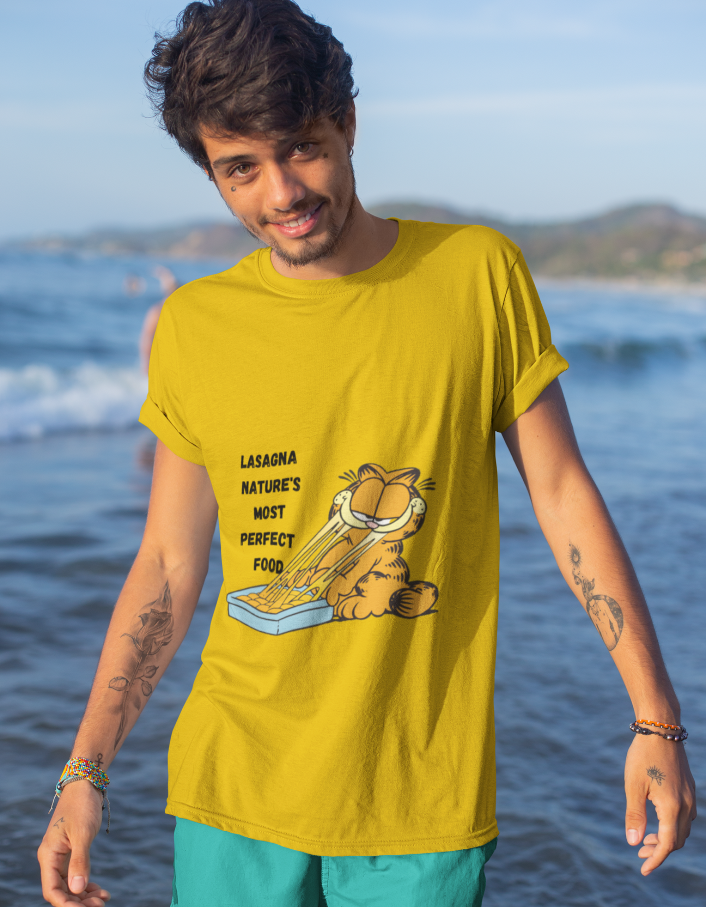 Garfield Lasagna T-shirt for Men
