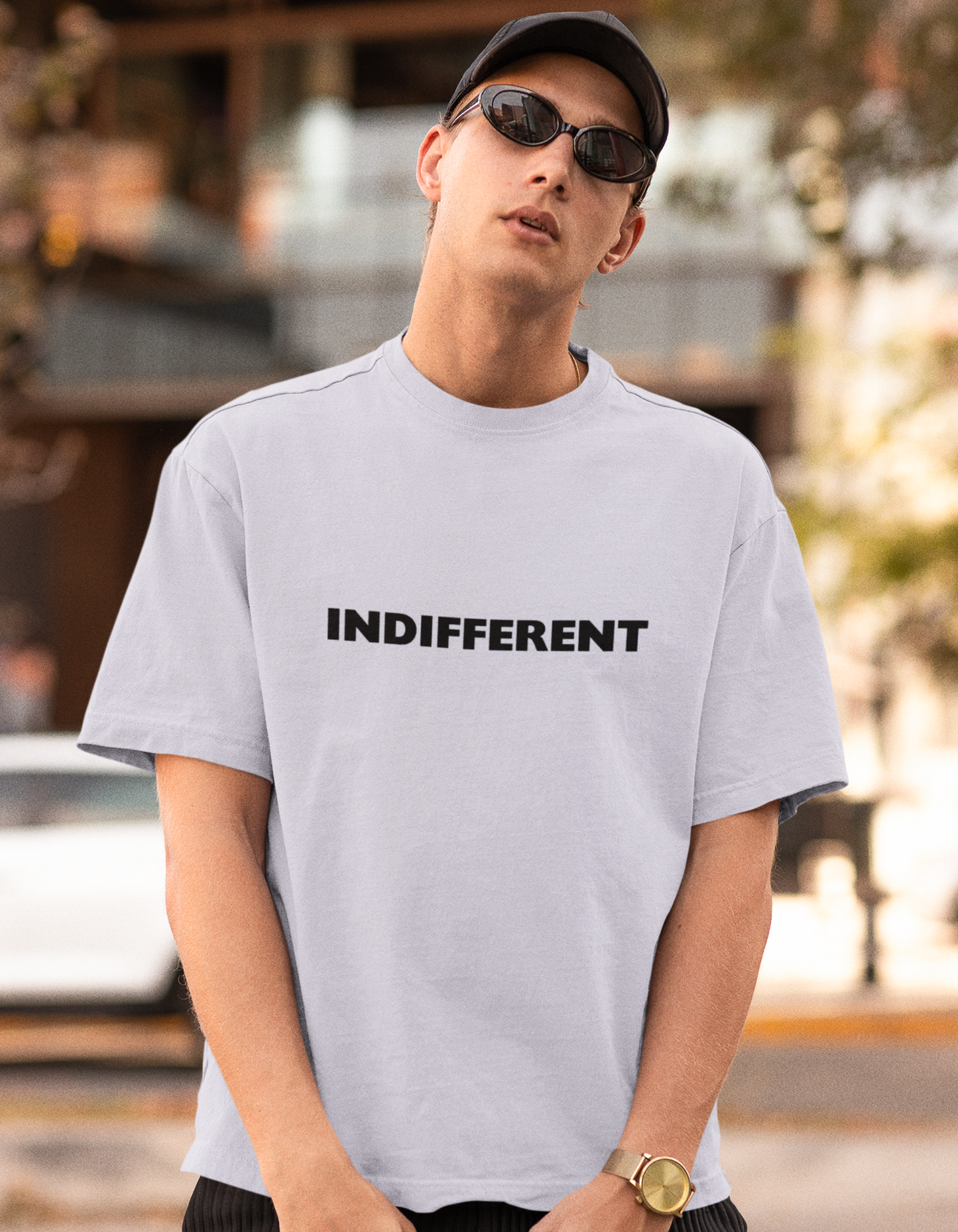 Indifferent Oversized T-Shirt for Men