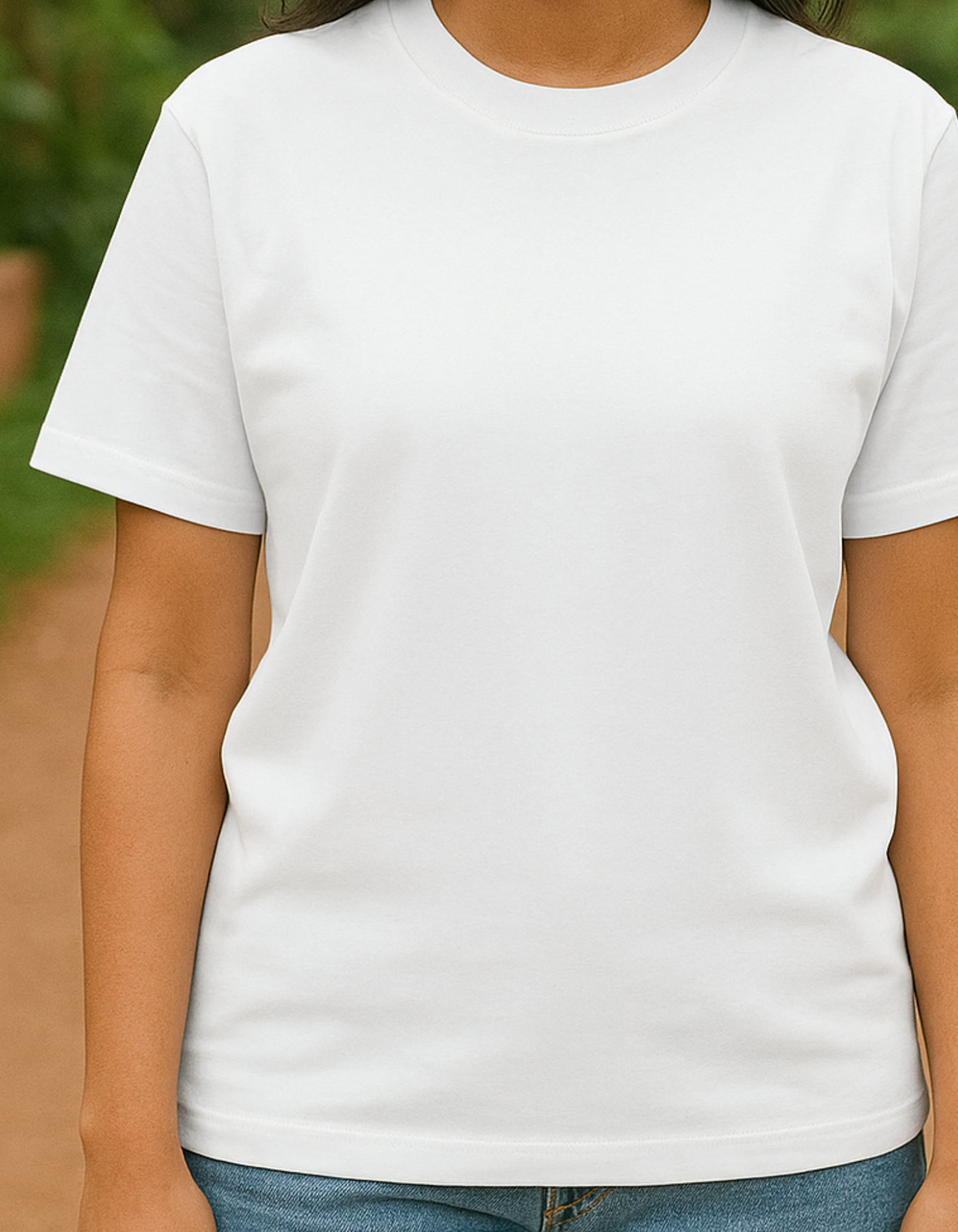 All Day White Flex Tee for Women