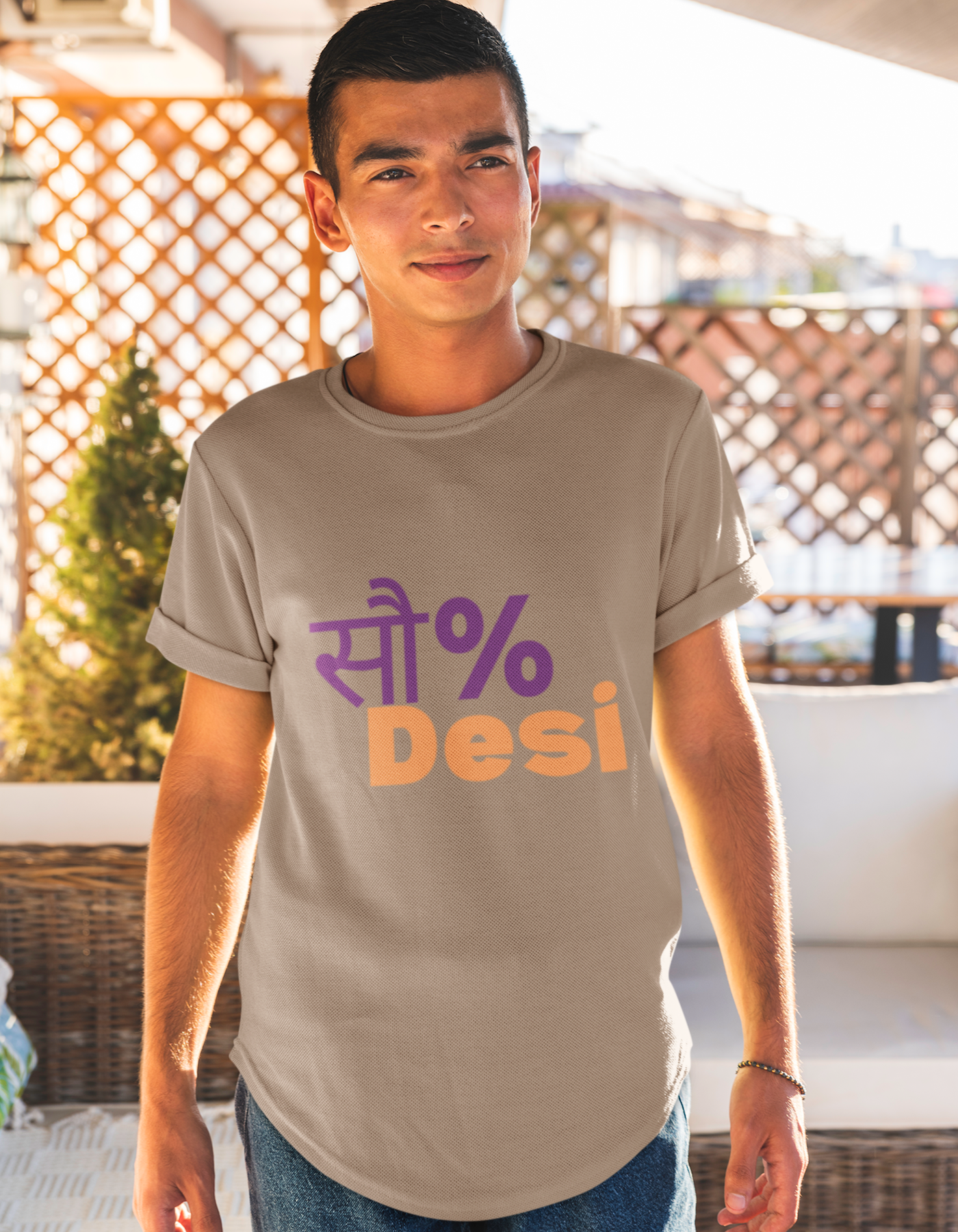 100% Desi T-Shirts for Men