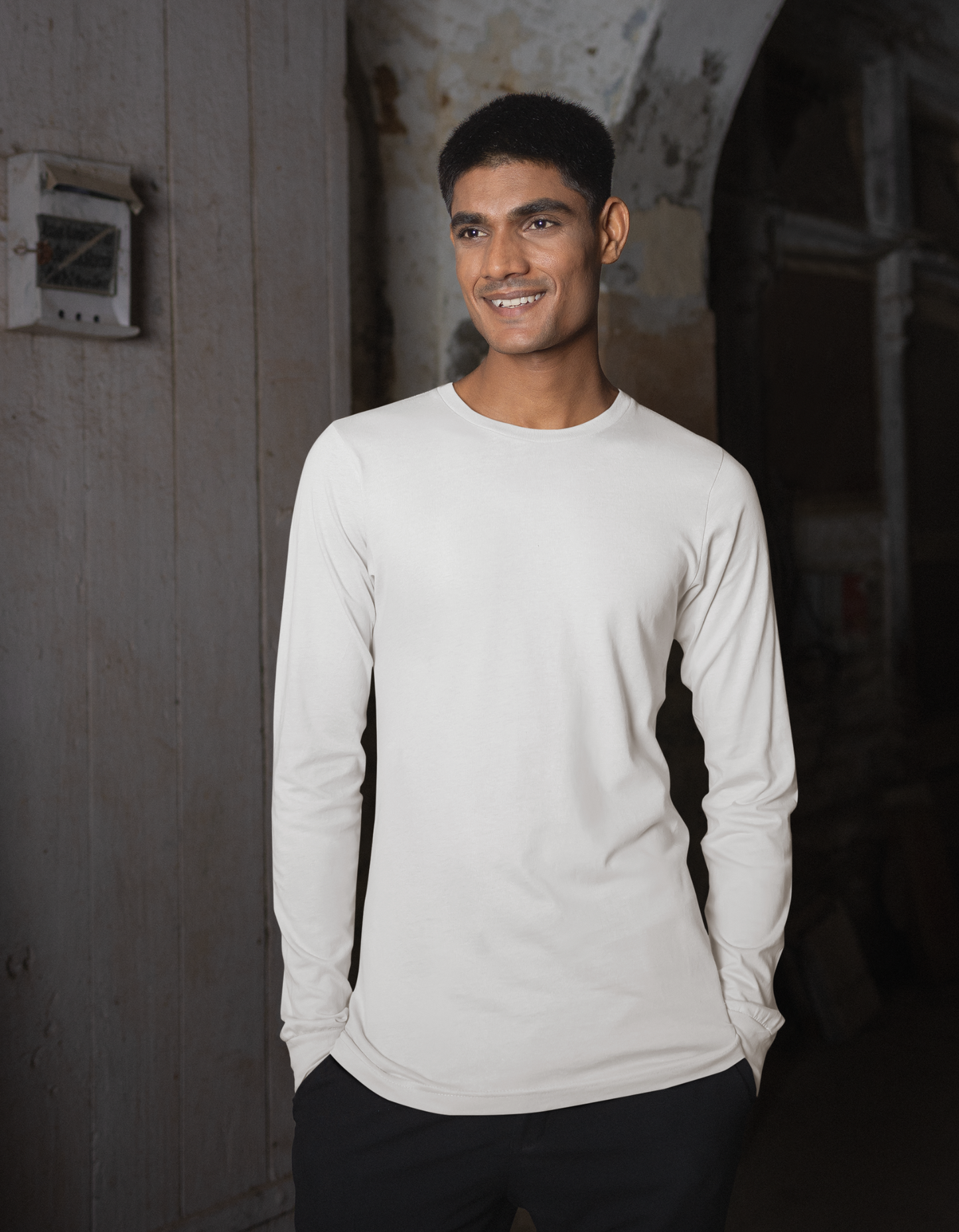 White Full Sleeve T-Shirts