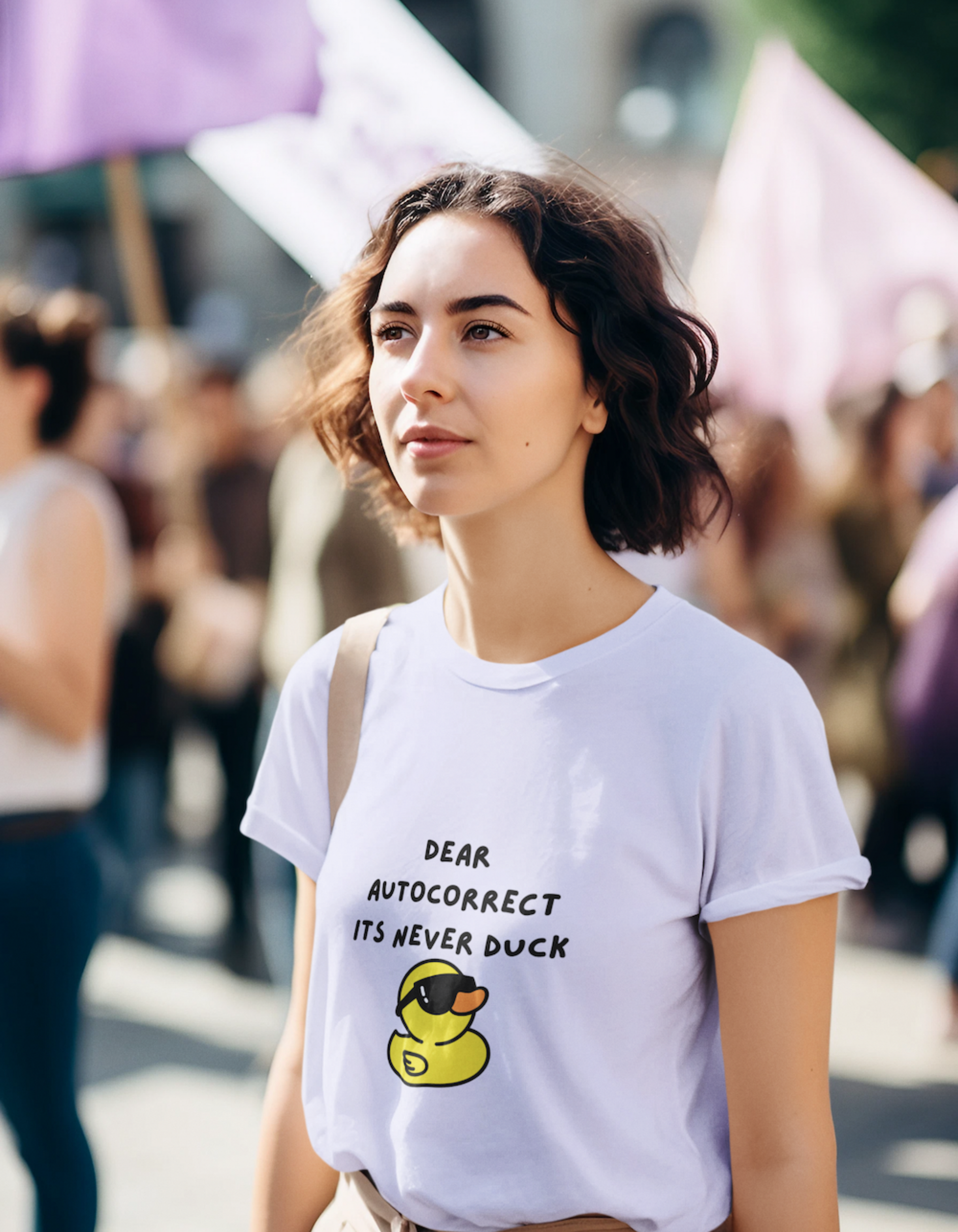 Dear Autocorrect, It's Never Duck T-Shirts for Women