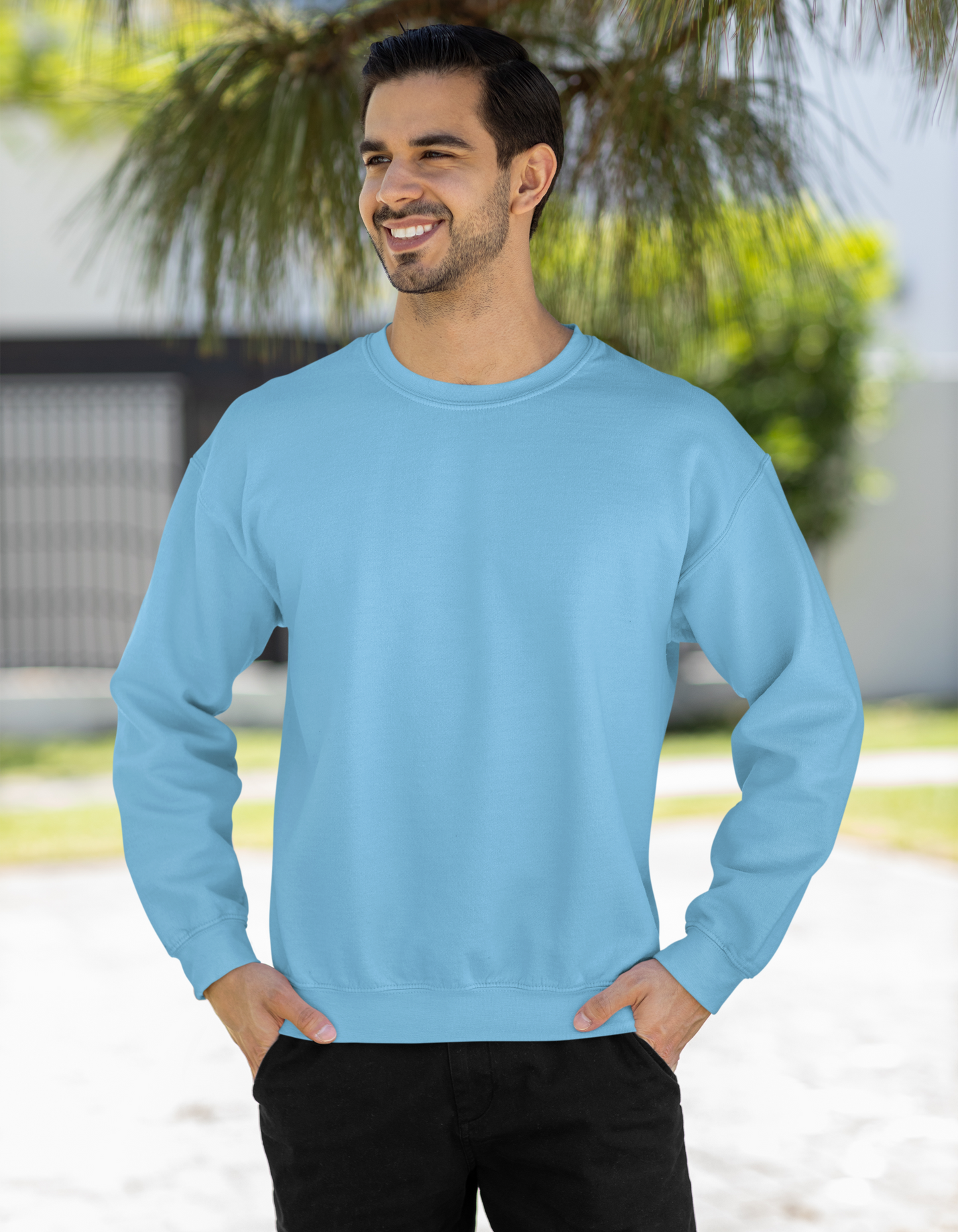 Baby Blue Sweatshirts for Men