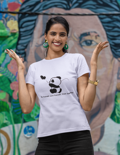 Be Yourself, Love Yourself, Trust Yourself Supima T-Shirts for Women