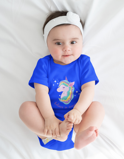 Believe in the Magic Rompers kids t-shirts online