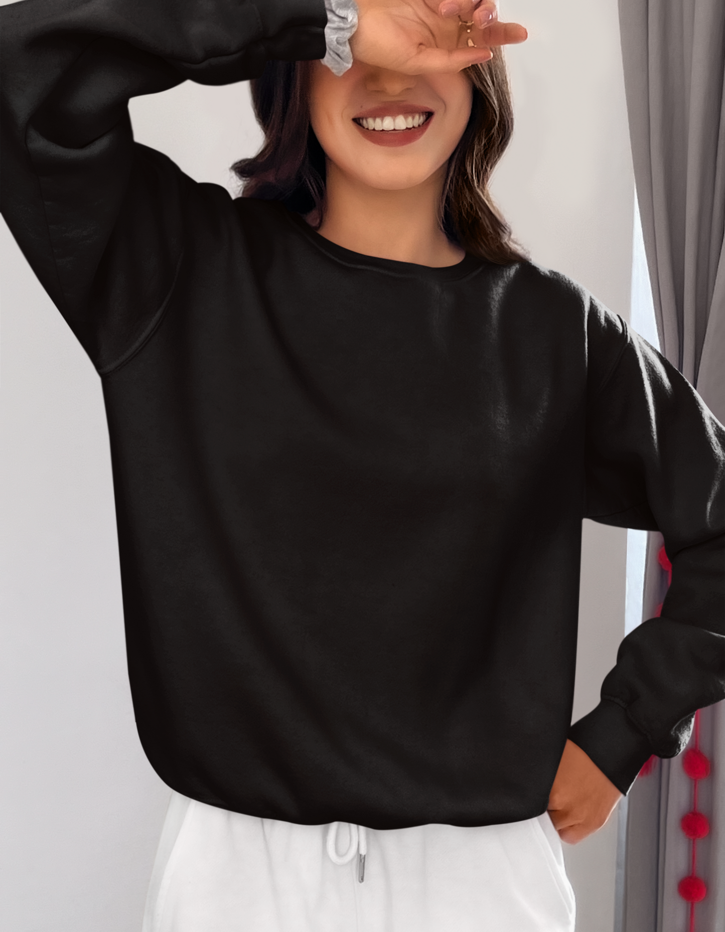 Black Sweatshirts for Women