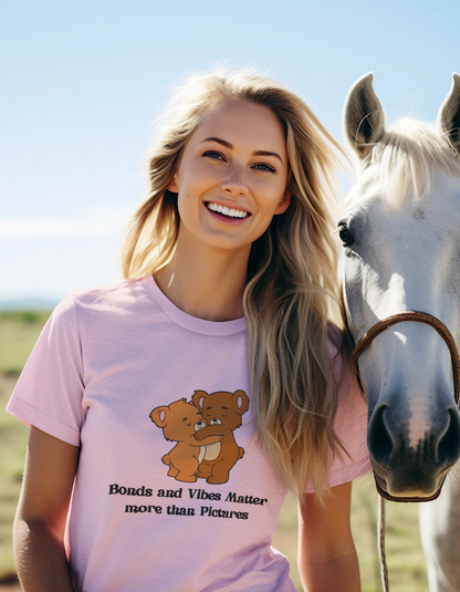 Bond and Vibes Matter T-Shirts for Women