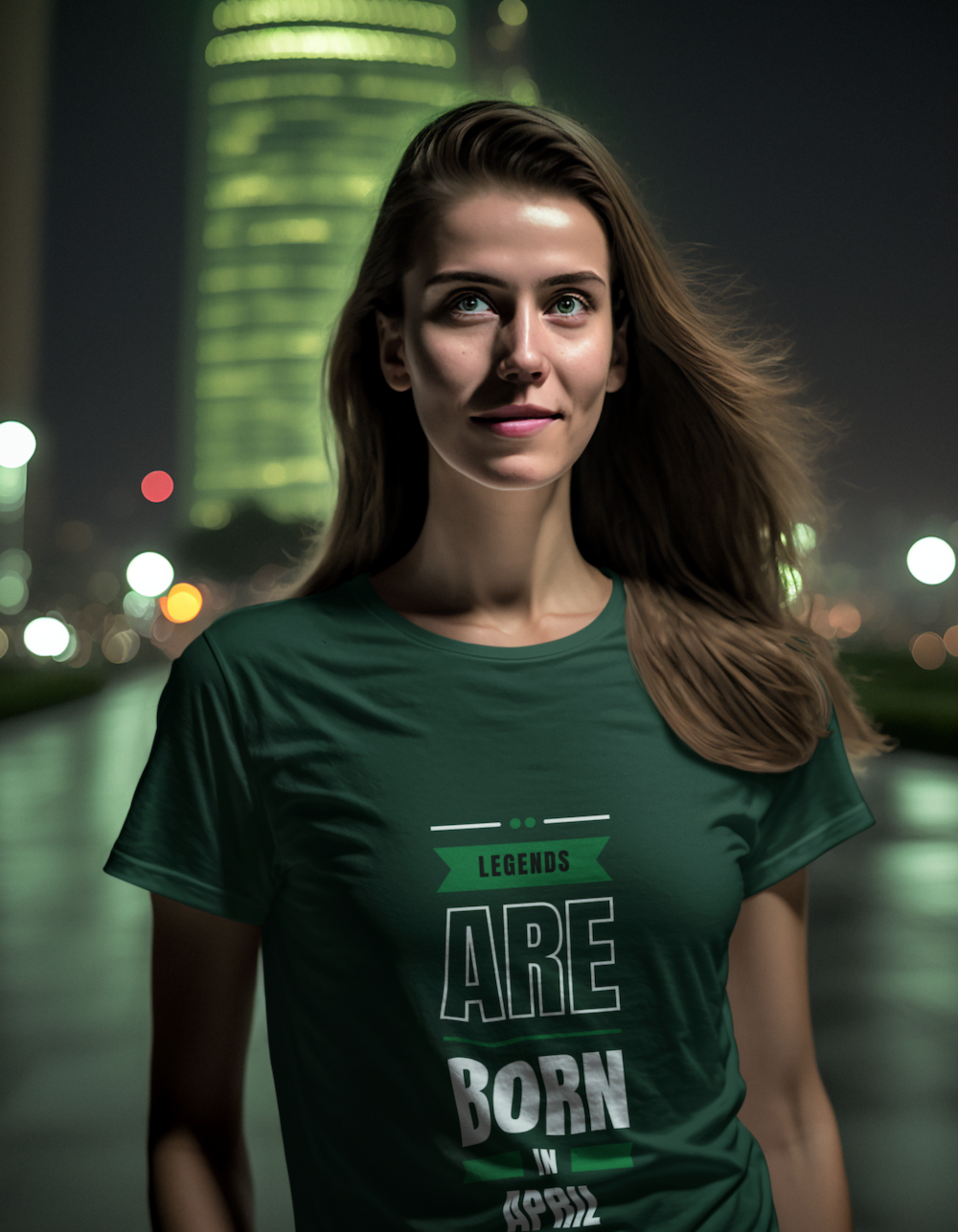 Legends are Born in April T-Shirts for Women