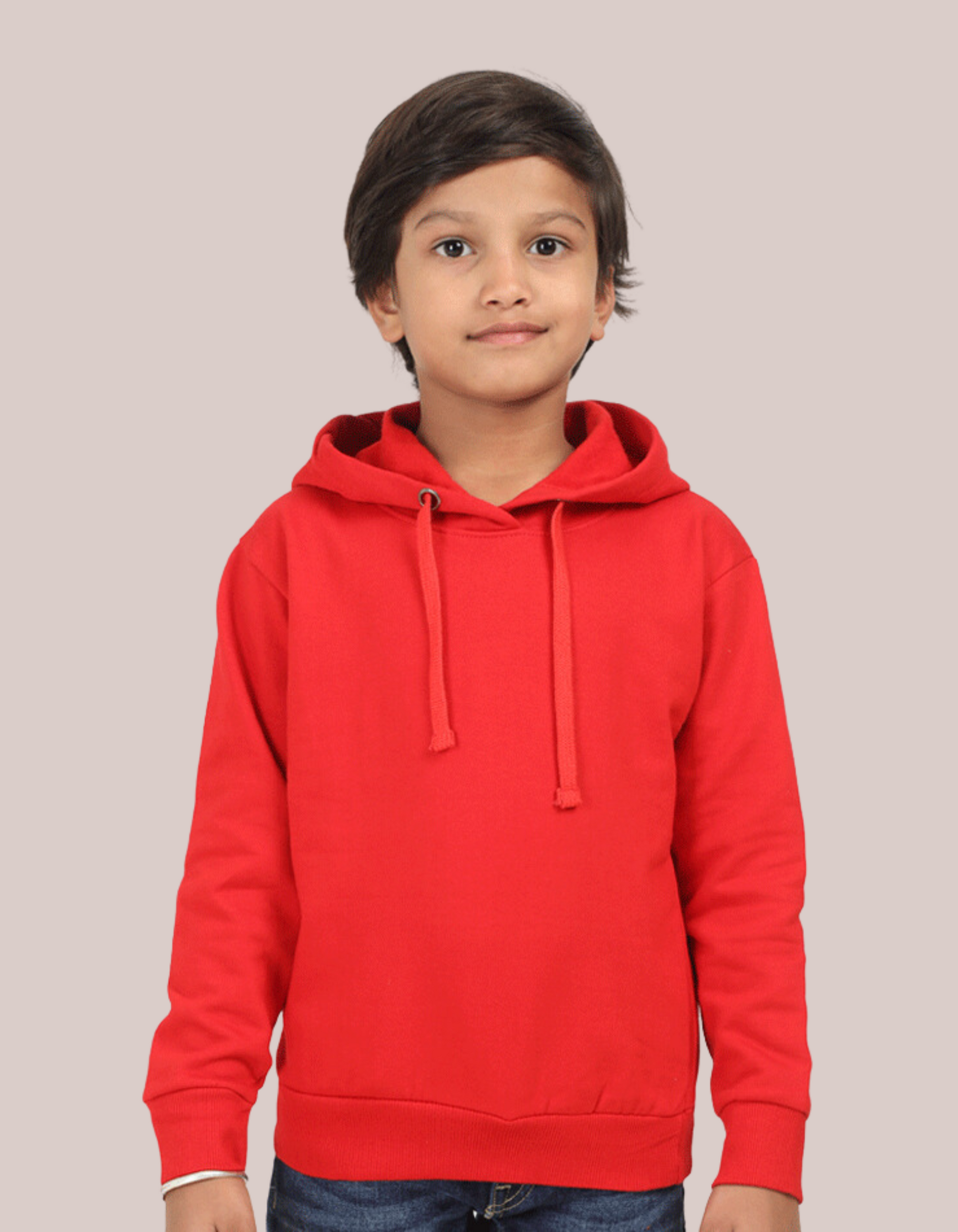 Red Hooded Sweatshirt for Boys