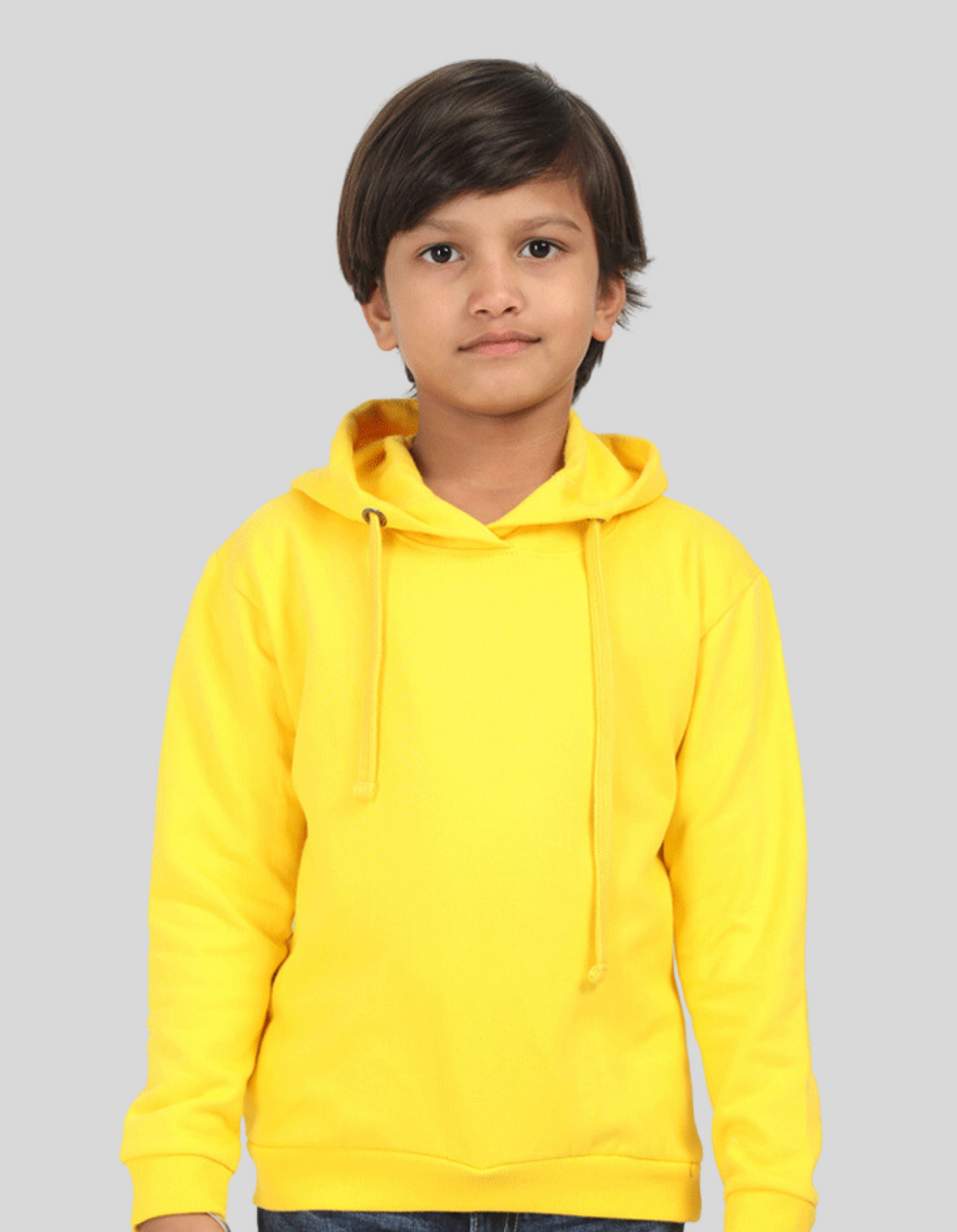 Yellow Hooded Sweatshirt for Boys