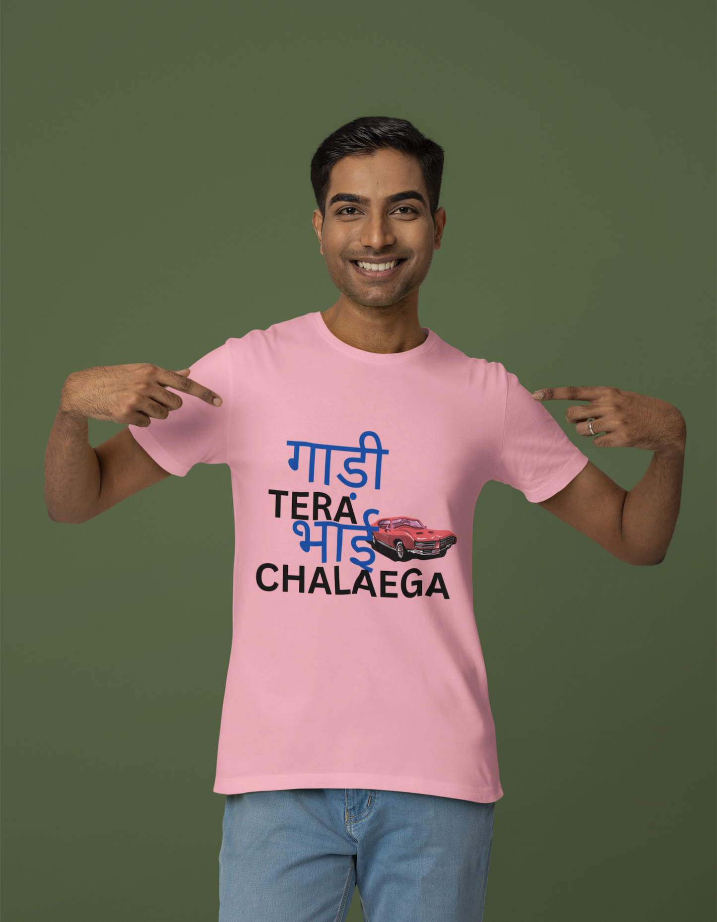 Gaddi Tera Bhai Chalega T-Shirts for Men