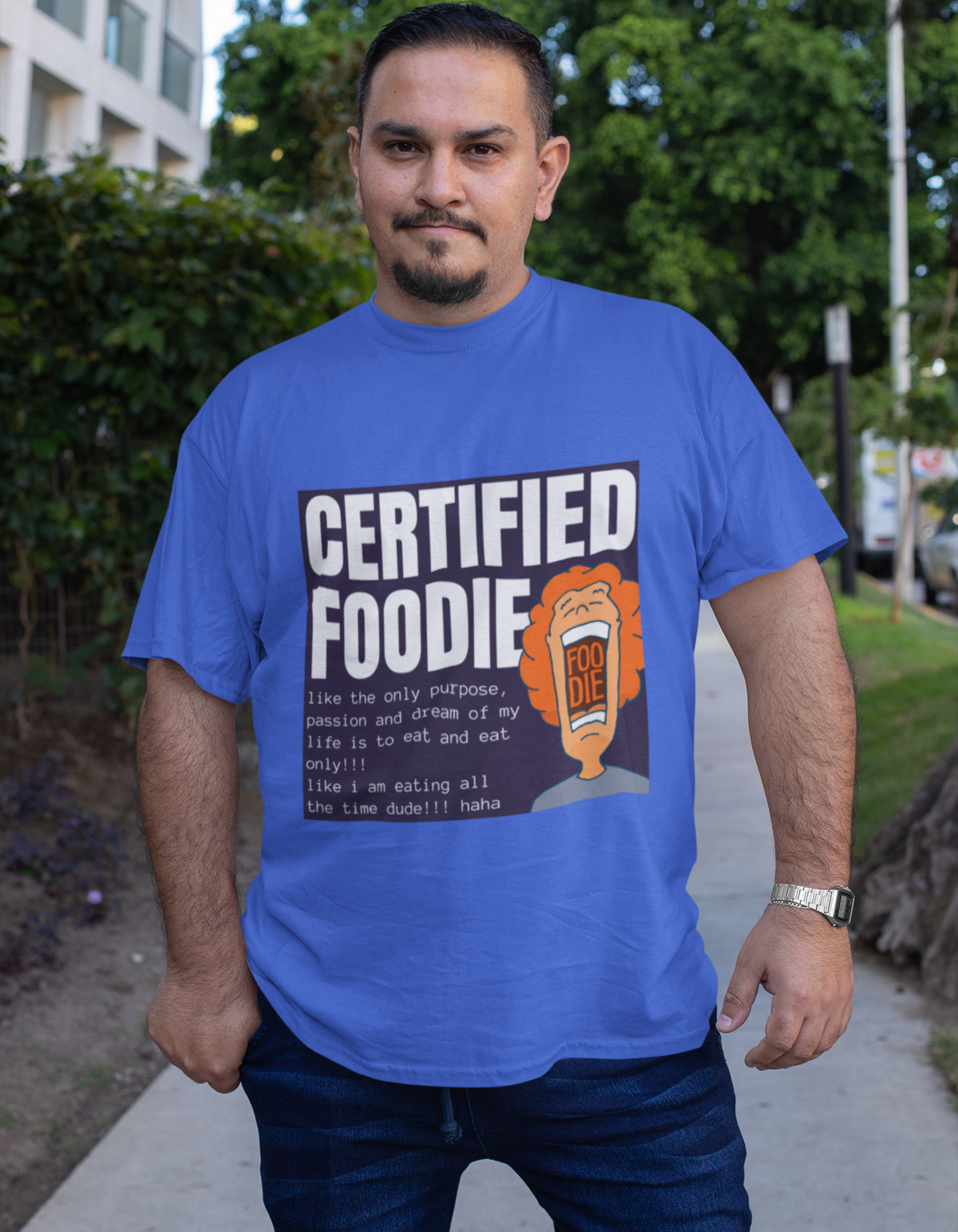 Certified Foodie Plus Size T-Shirts for Men Online