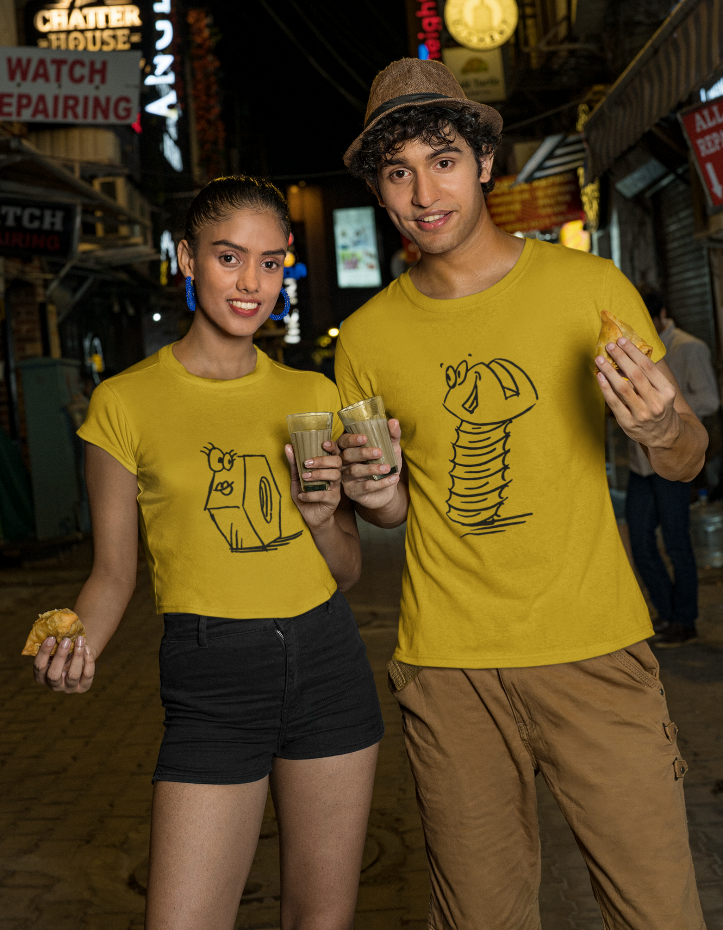 Screw and Nut Couple T-Shirt