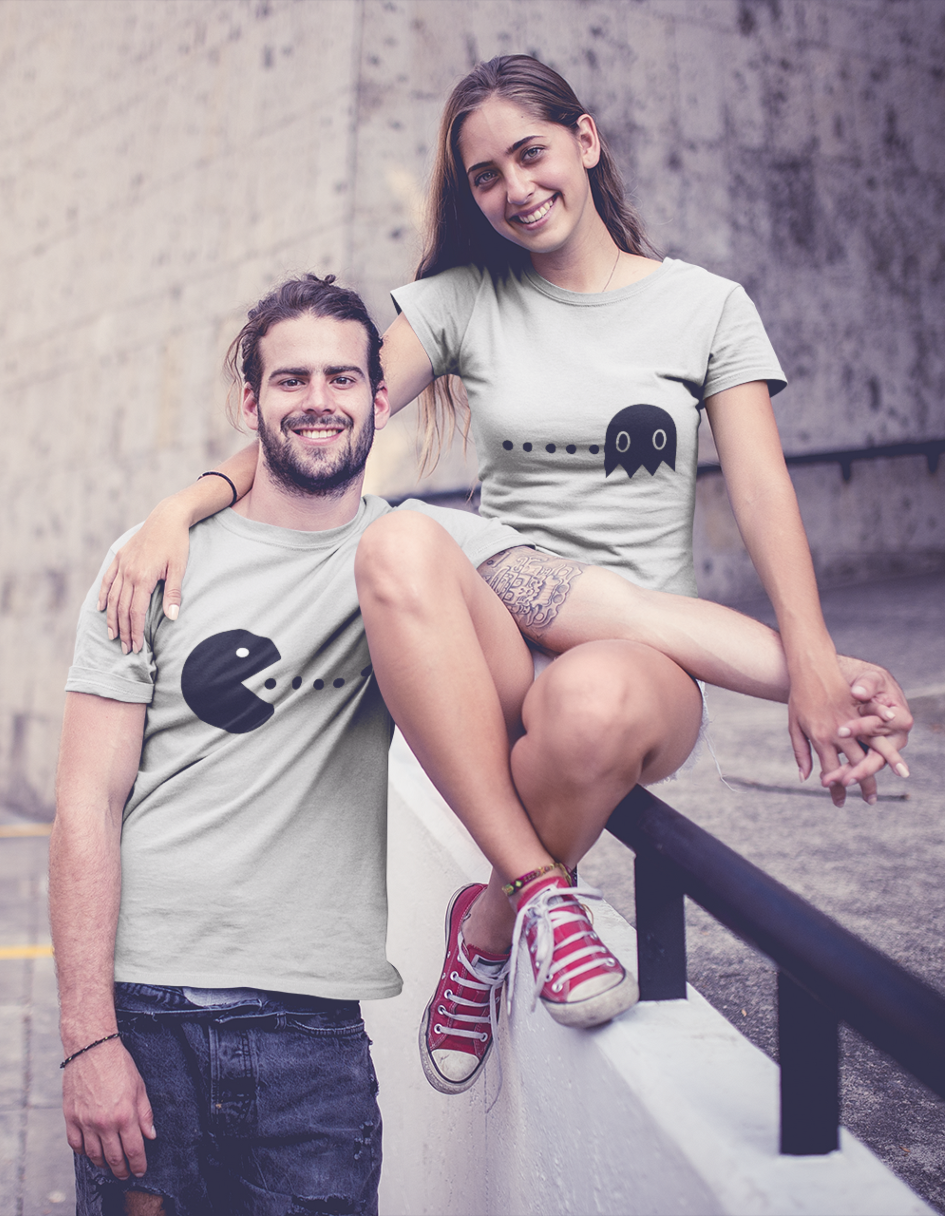 Packman Couple T-Shirts