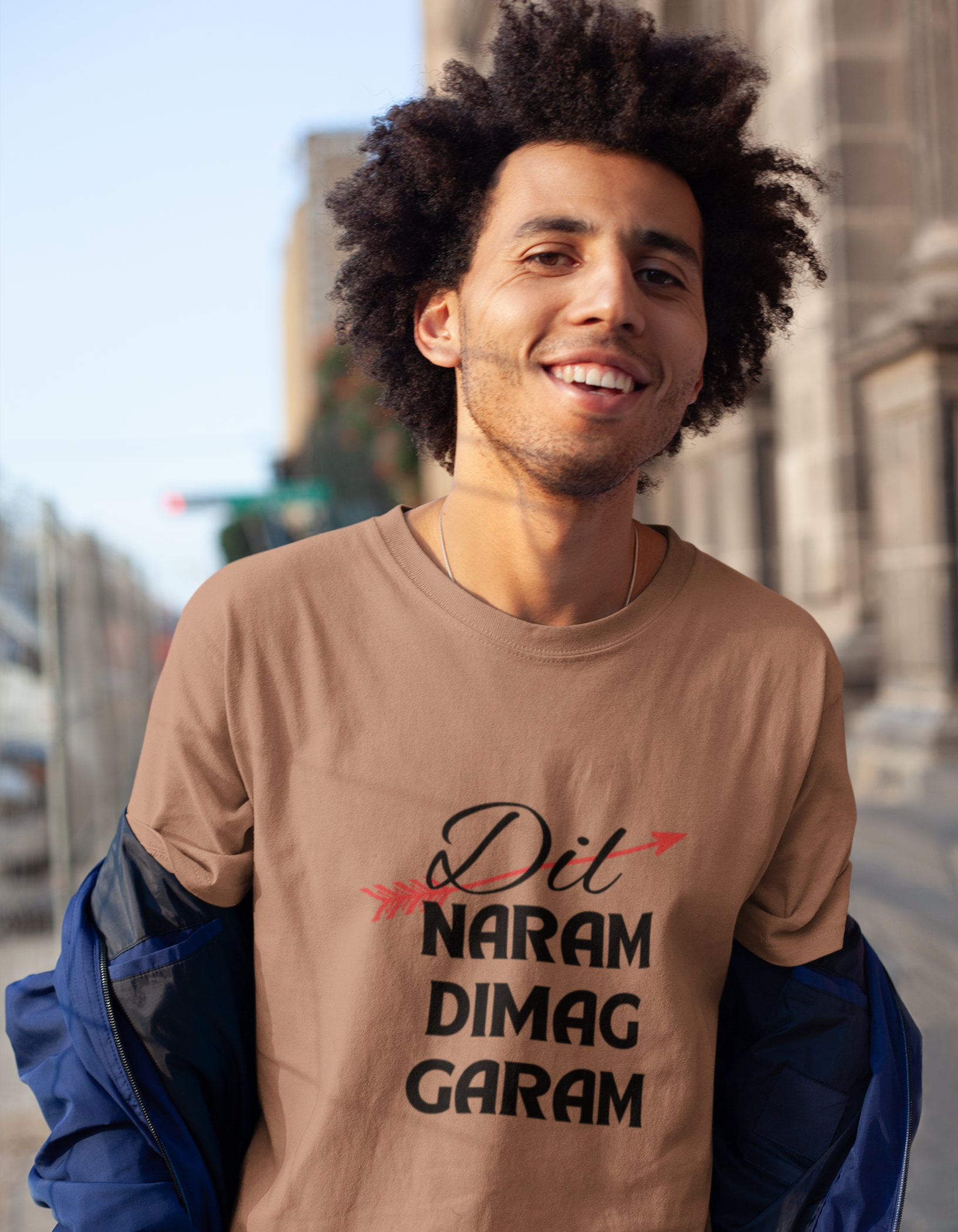 Dil Naram Dimag Garam T-Shirts for Men