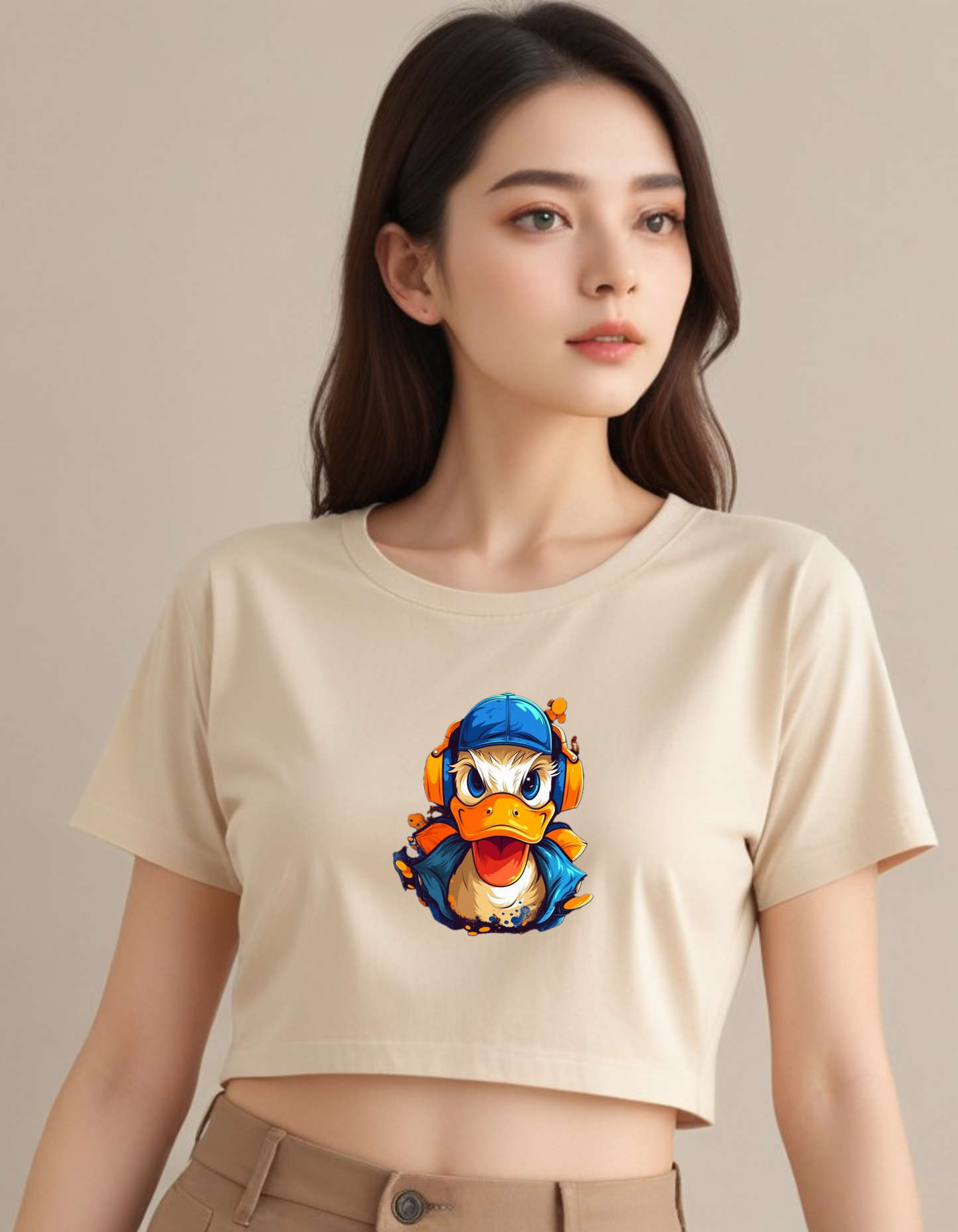 Donald Duck Crop Tops for Women