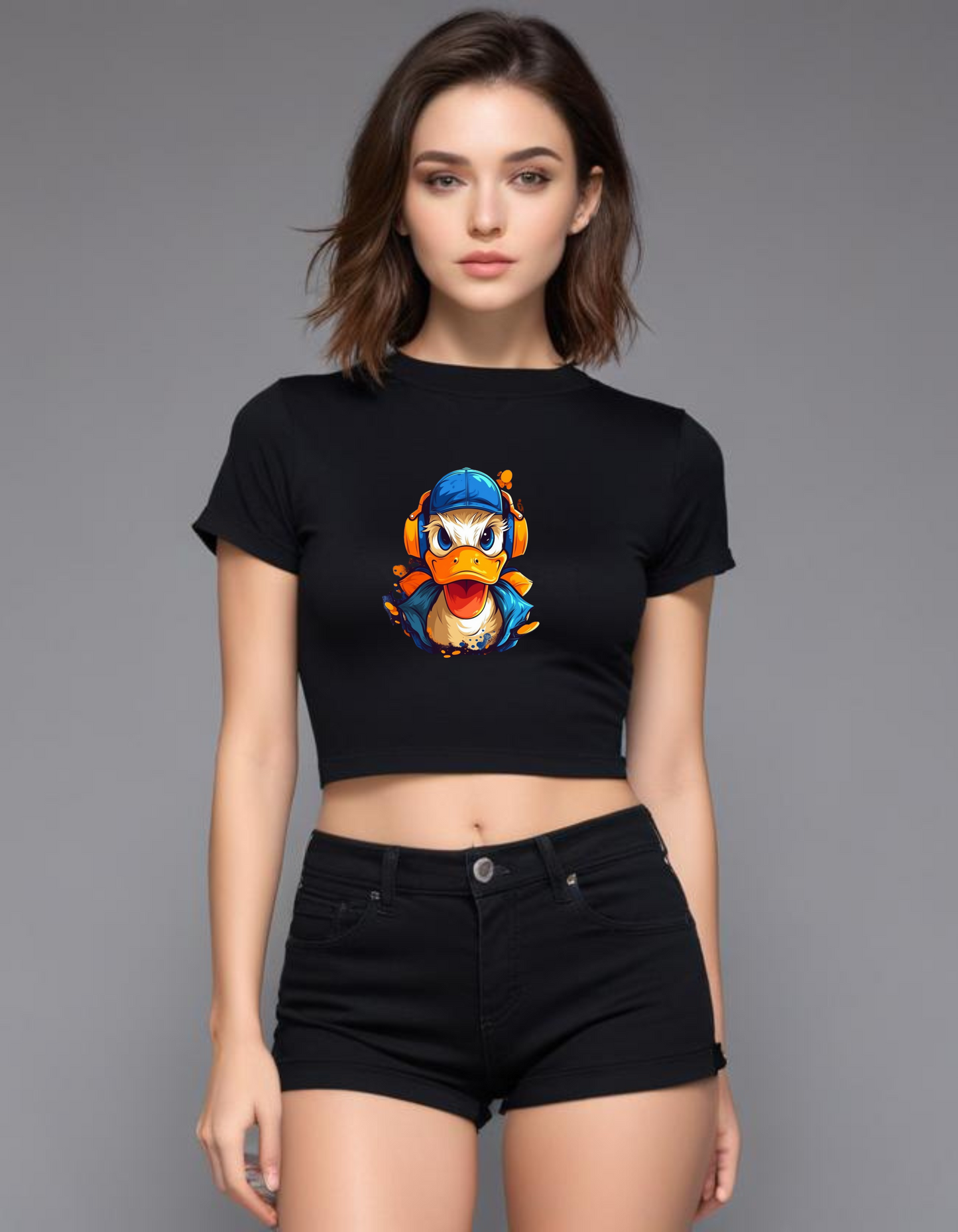 Donald Duck Crop Tops for Women