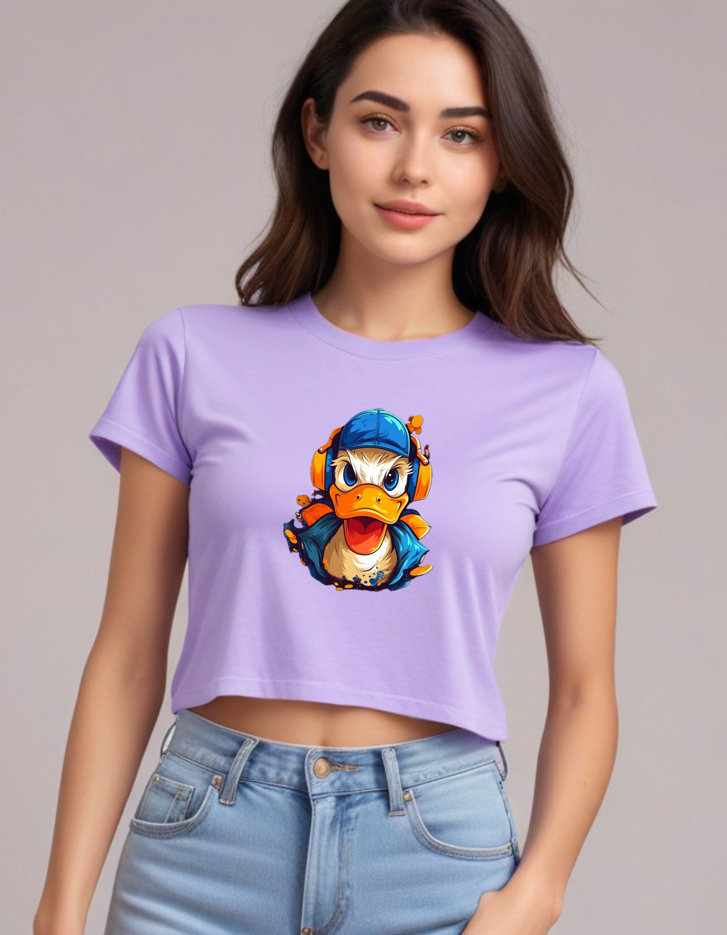 Donald Duck Crop Tops for Women