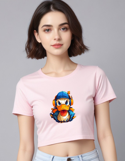 Donald Duck Crop Tops for Women