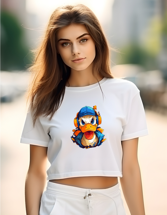 Donald Duck Crop Tops for Women