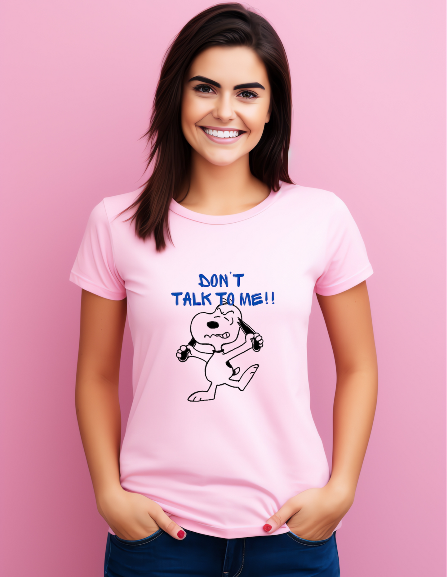 Snoopy: Don't Talk to Me T-Shirts for Women Online