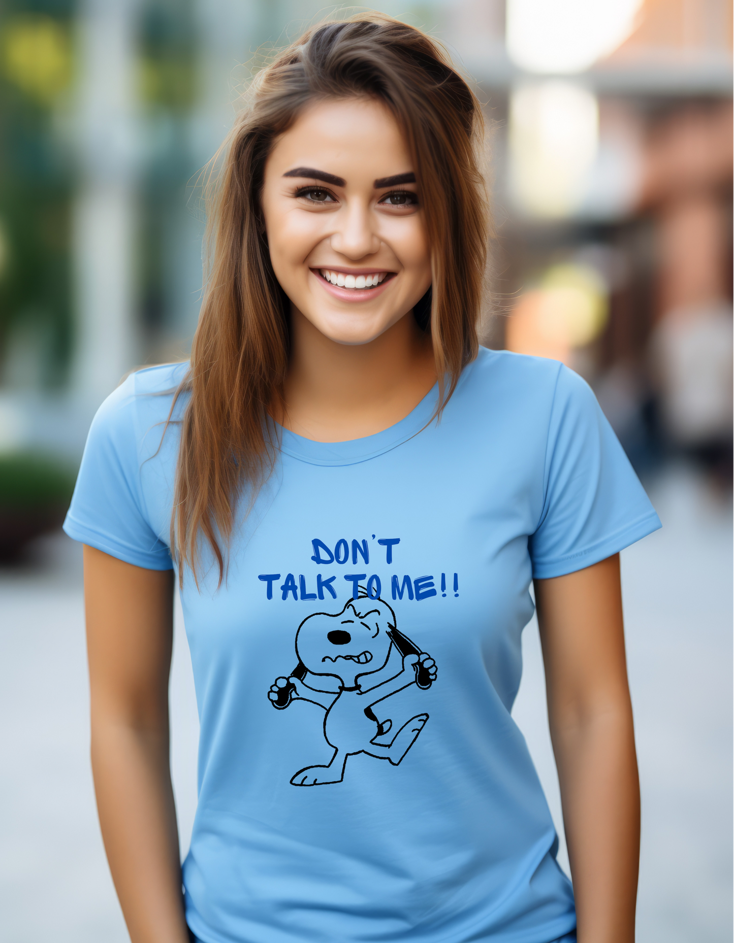 Snoopy: Don't Talk to Me T-Shirts for Women Online