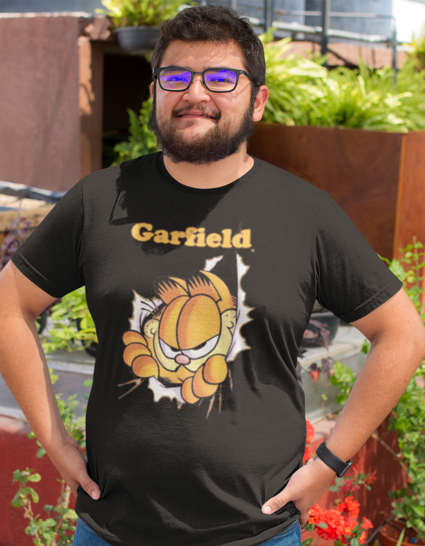 Garfield Plus Size T-Shirts for Men