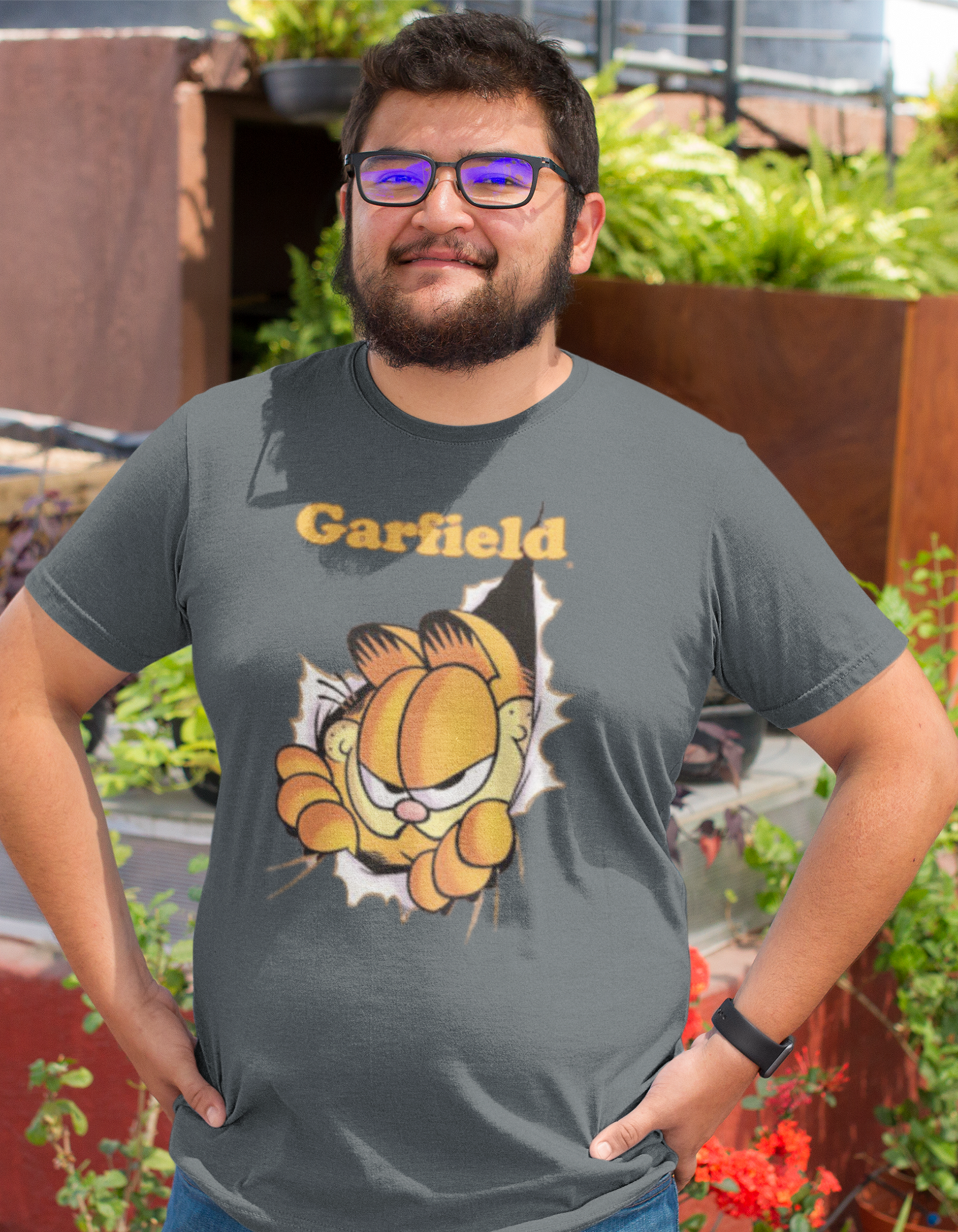 Garfield Plus Size T-Shirts for Men