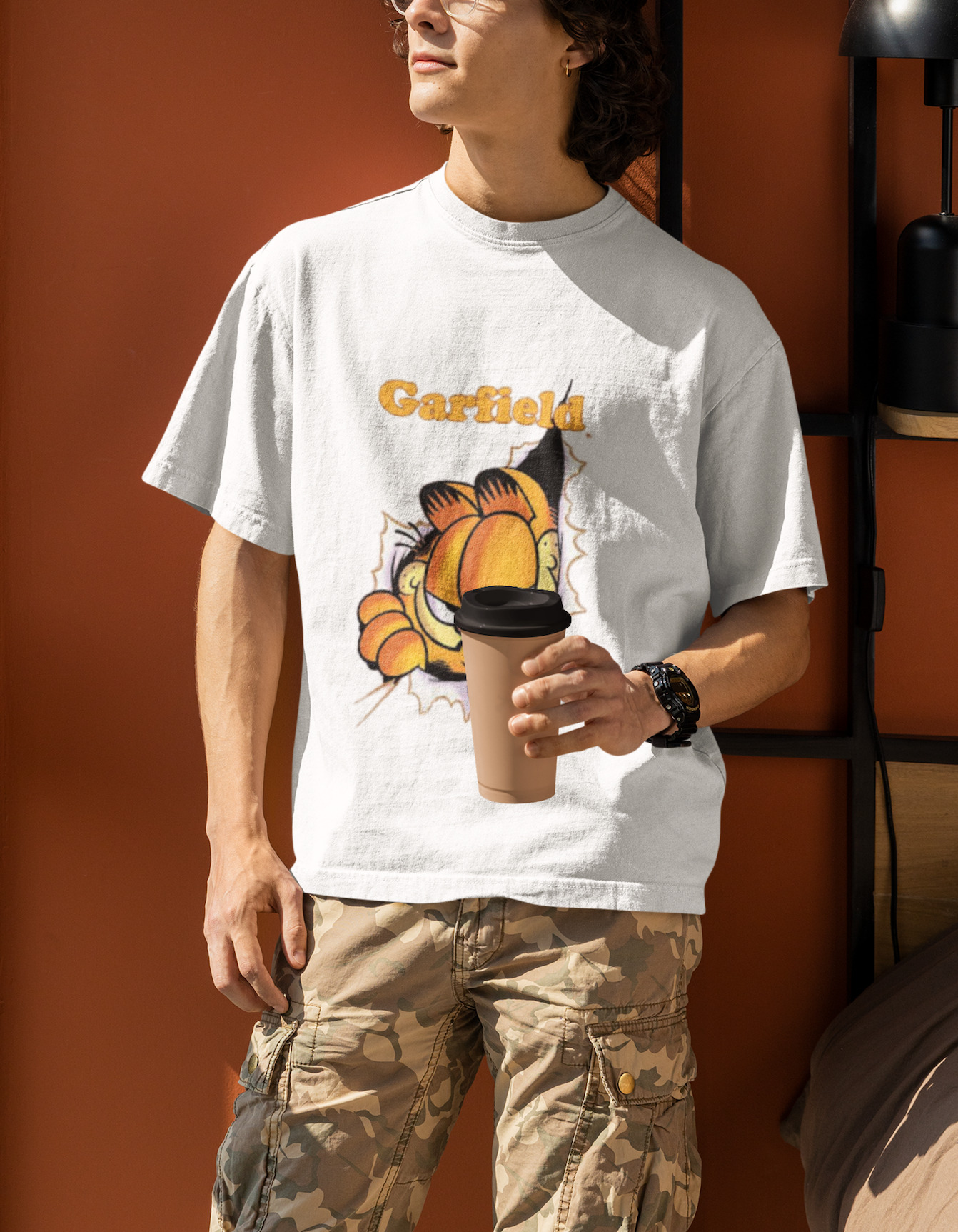 Garfield Oversized T-Shirt for Men