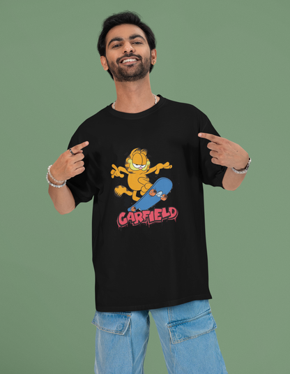 Garfield Skates Oversized T-Shirt