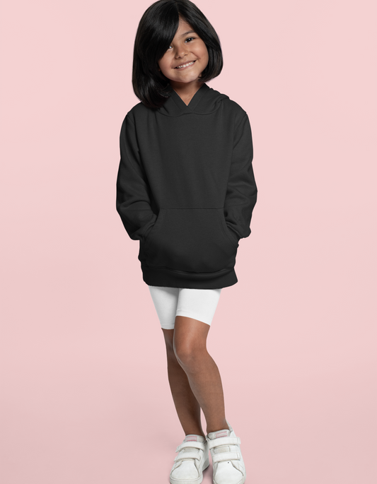 Black Hooded Sweatshirt for Girls