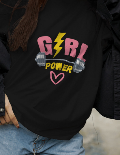 Girl Power Oversized T-Shirts for Women