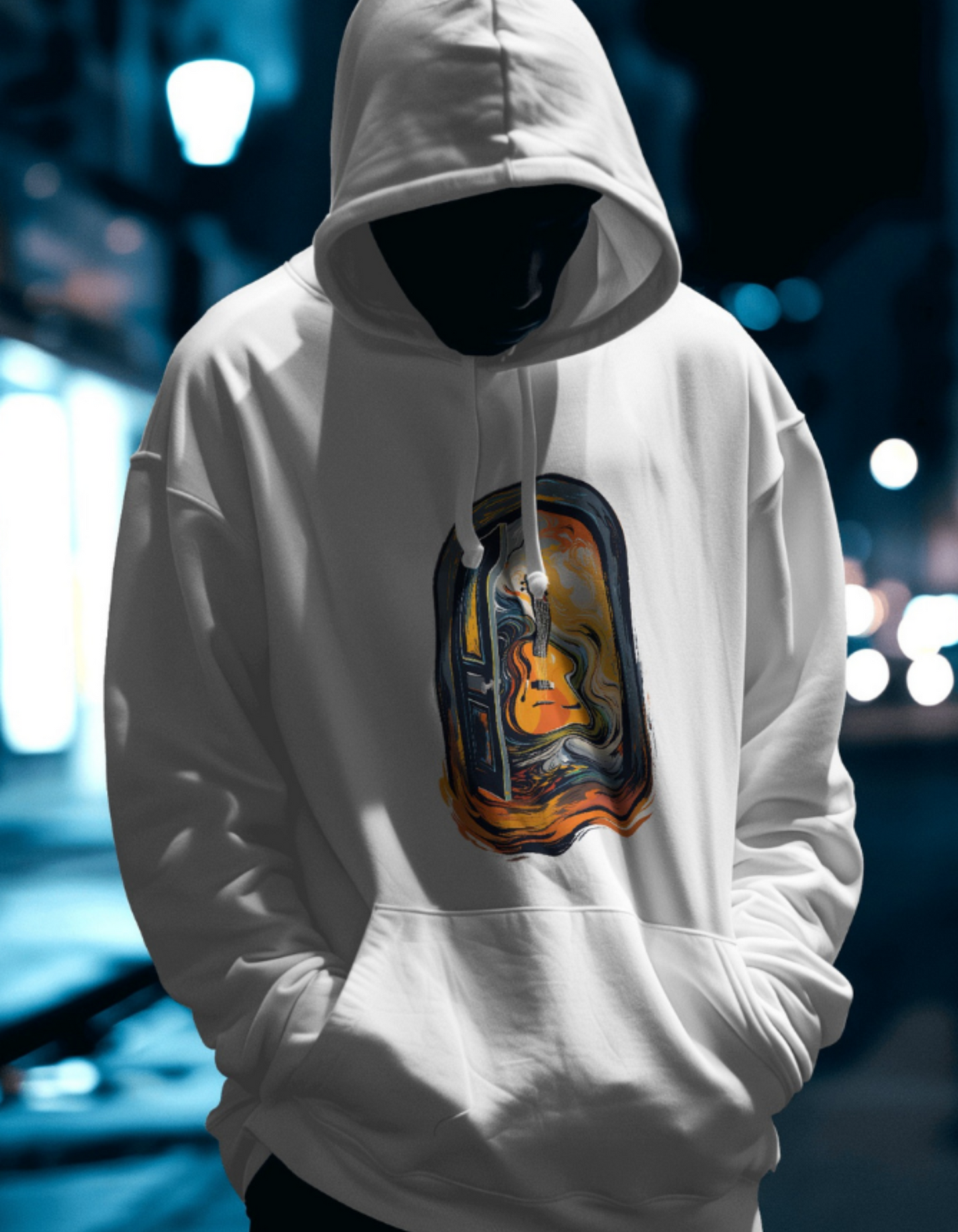 Guitar Hooded Sweatshirts for Men