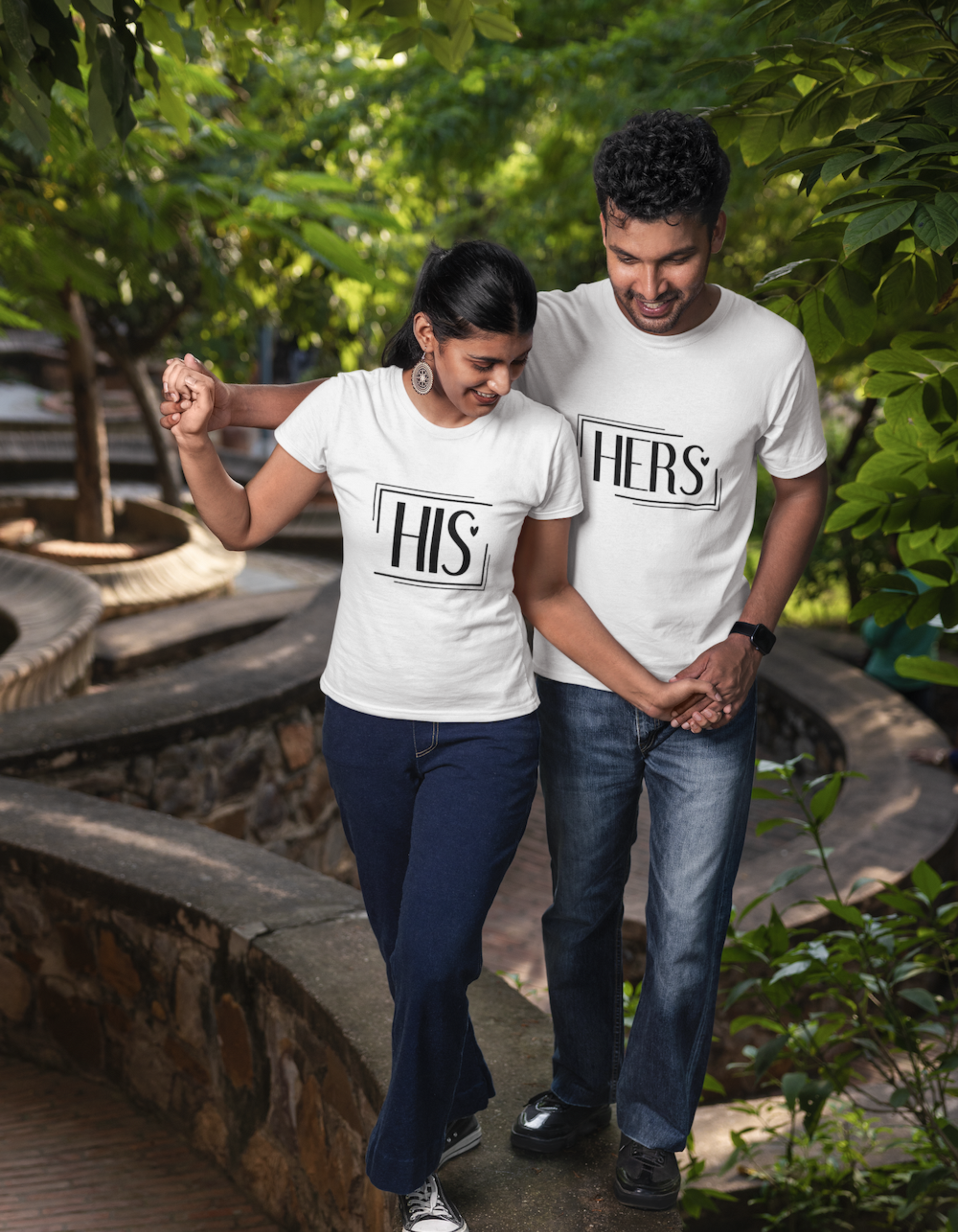 His and Hers Couple T-Shirts Online