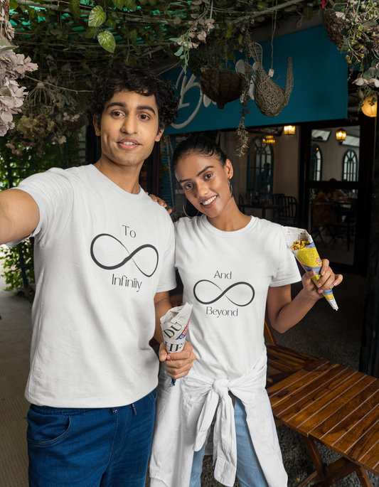 To Infinity and Beyond Couple T-Shirts Online