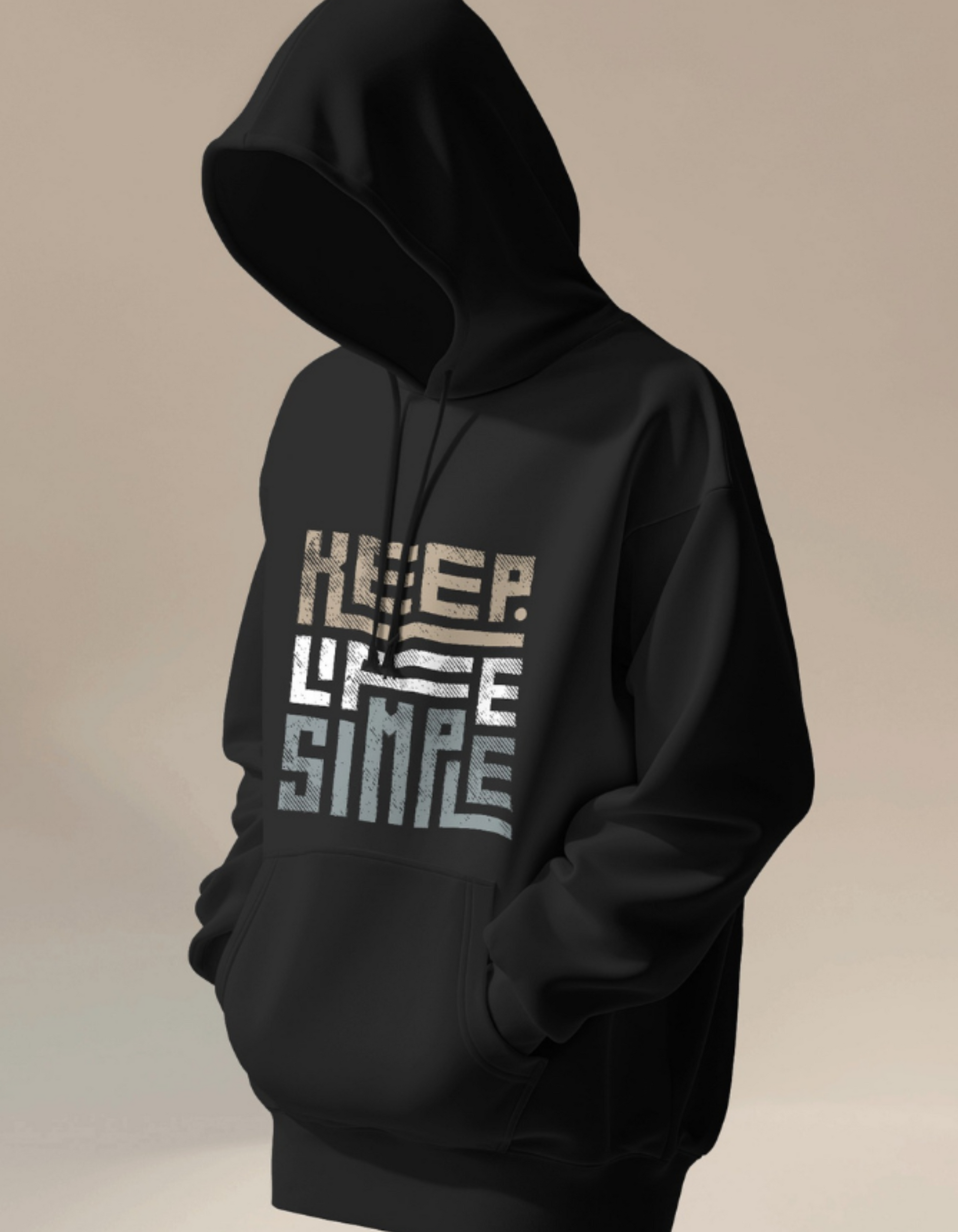 Keep Life Simple Hooded Sweatshirts for Women