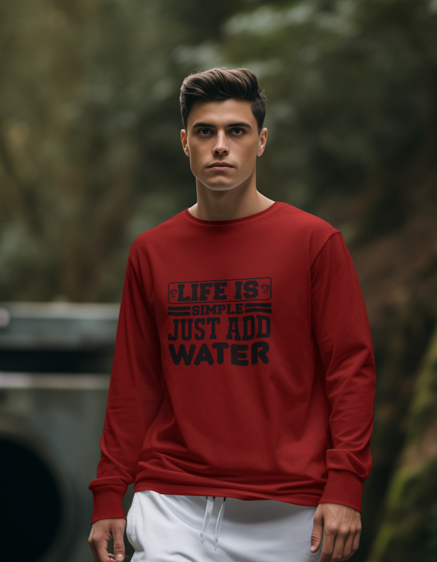 Life is Simple Just Add Water Sweatshirts for Men