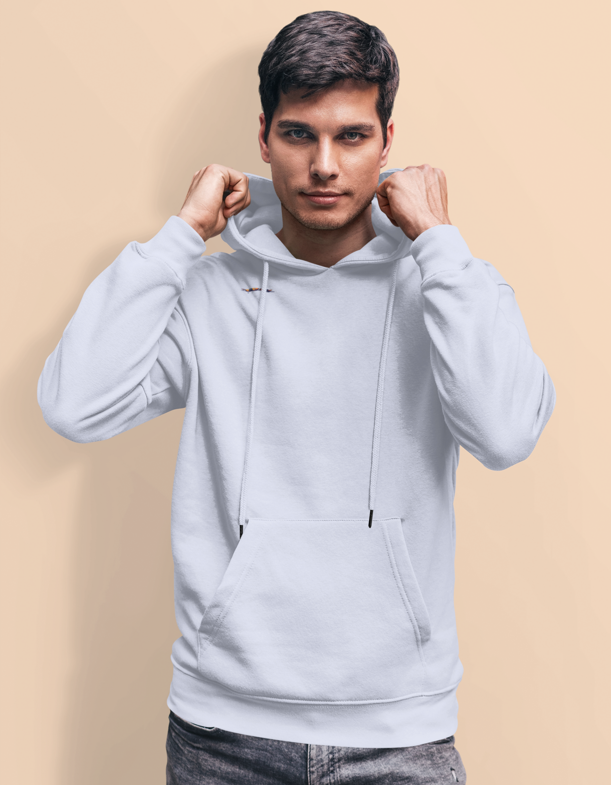 Lavender Hooded Sweatshirt for Men