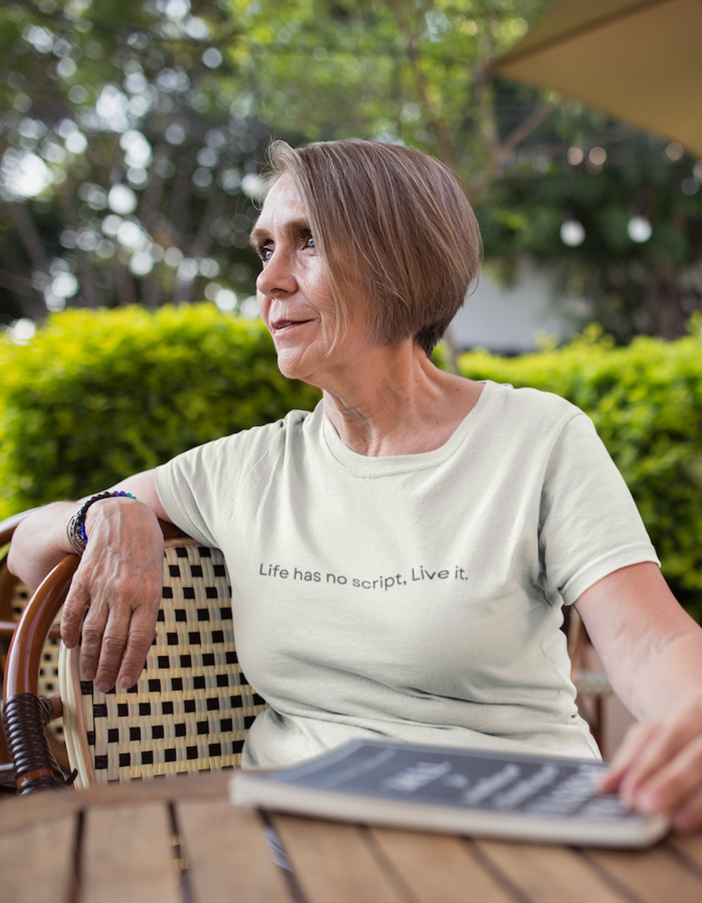 Life has no script, live it T-Shirts for Women