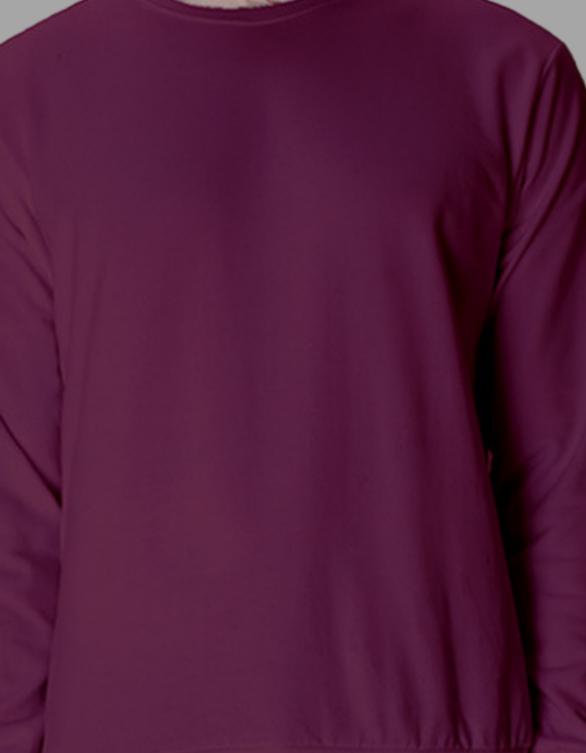 Maroon Sweatshirt for Men