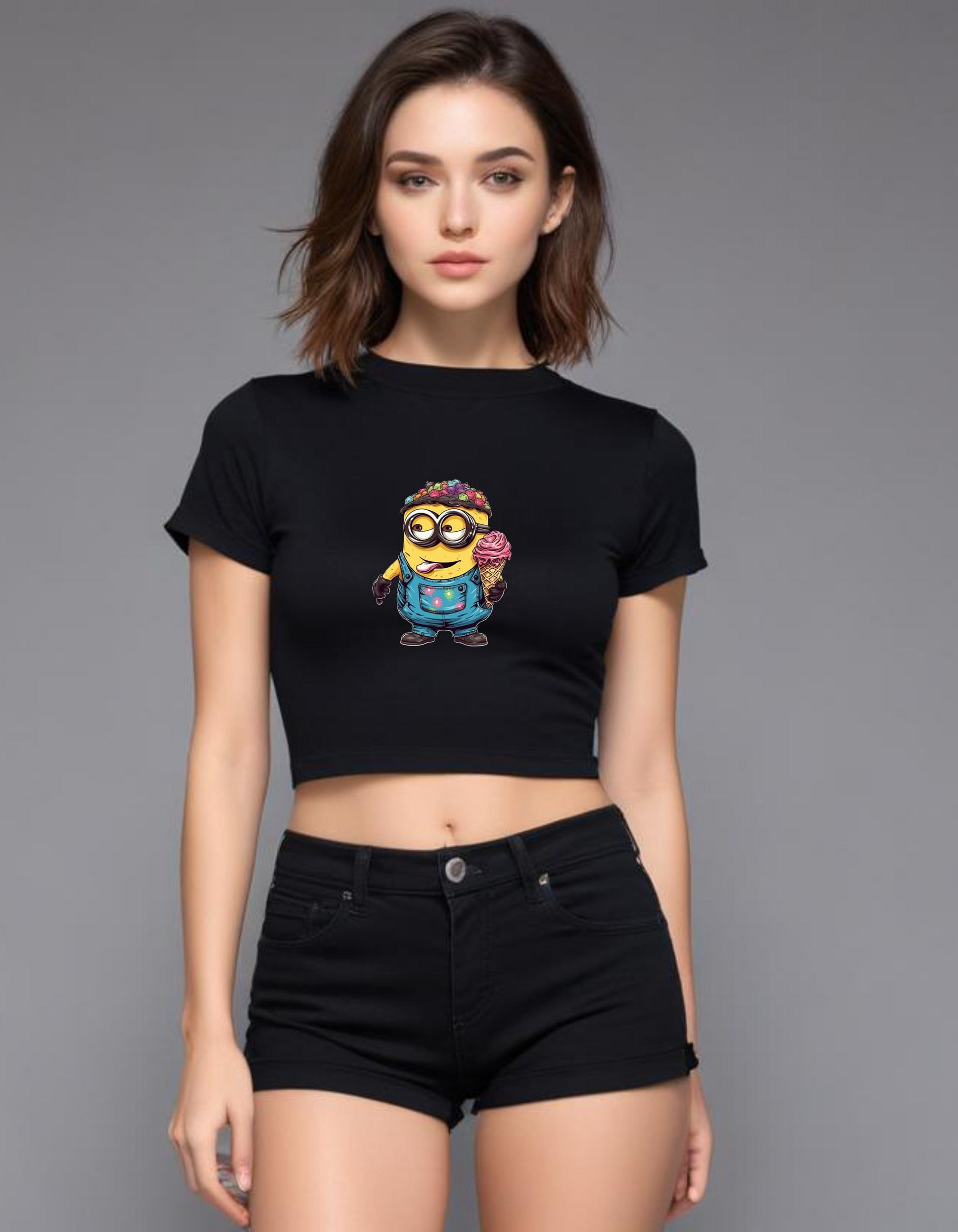 Minion Crop Tops for Women Online