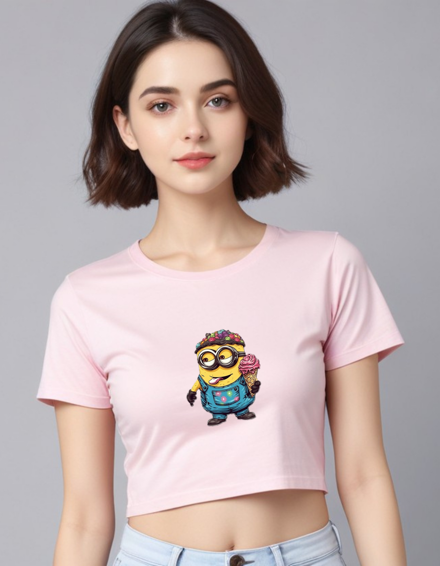 Minion Crop Tops for Women Online