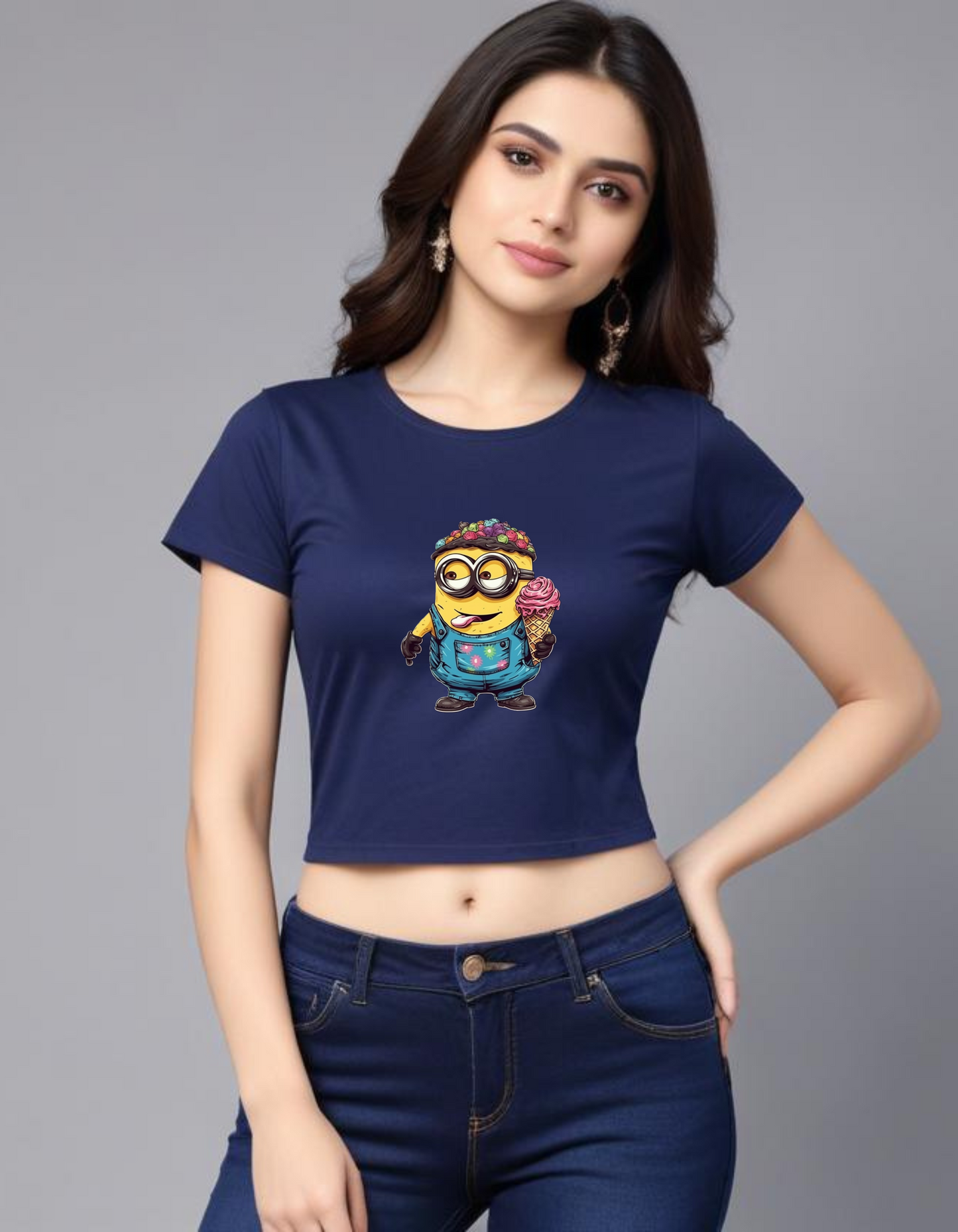 Minion Crop Tops for Women Online