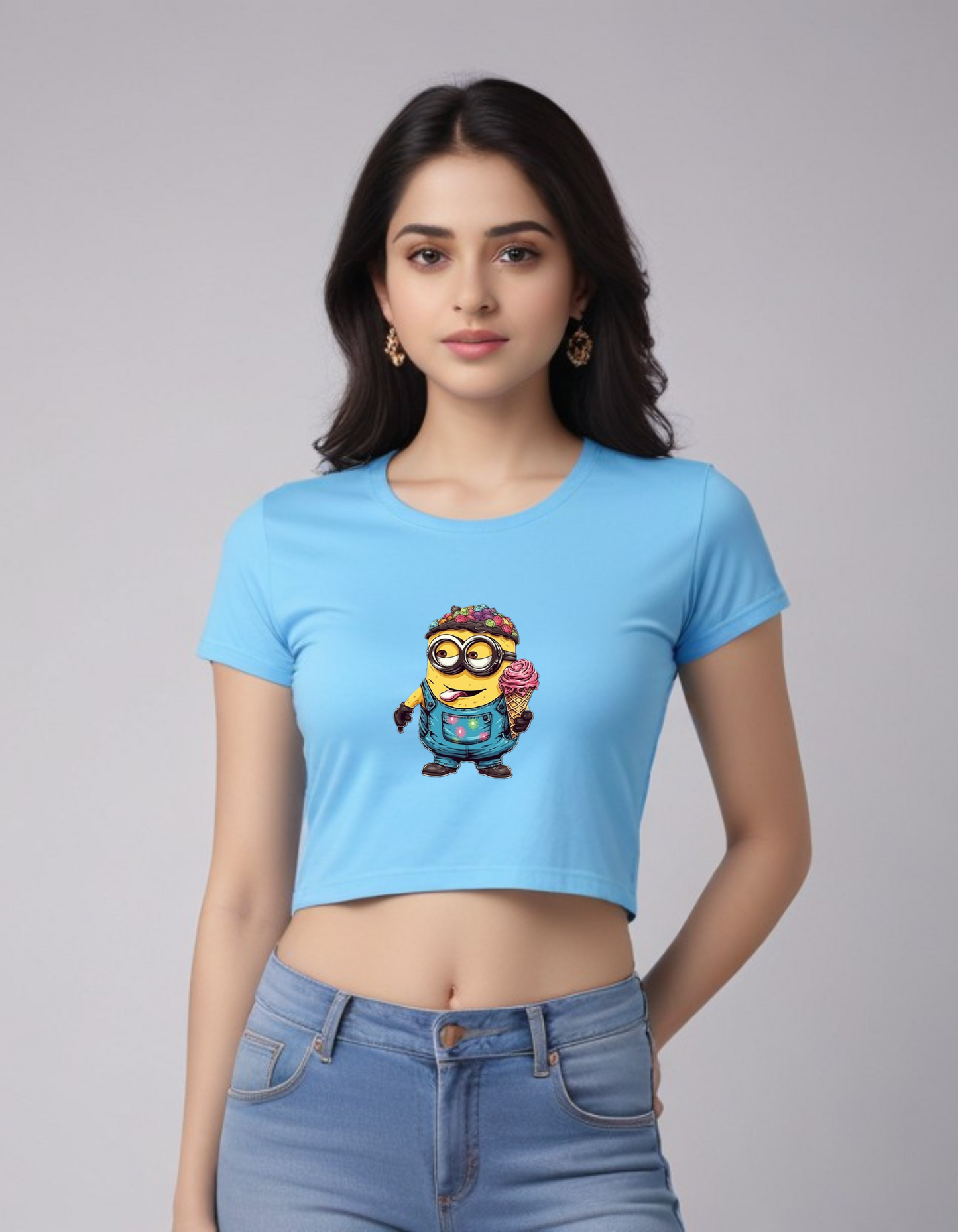 Minion Crop Tops for Women Online