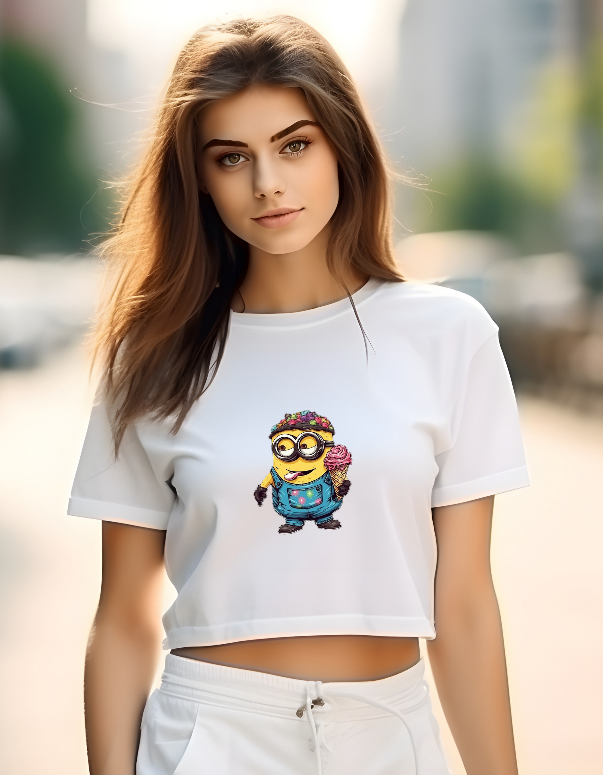 Minion Crop Tops for Women Online