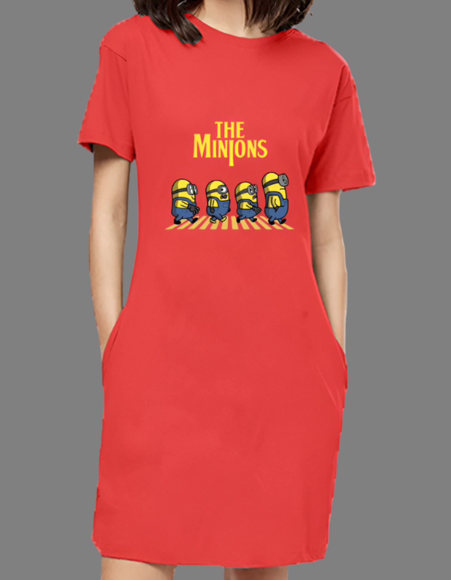 Minions T-Shirt Dresses for Women