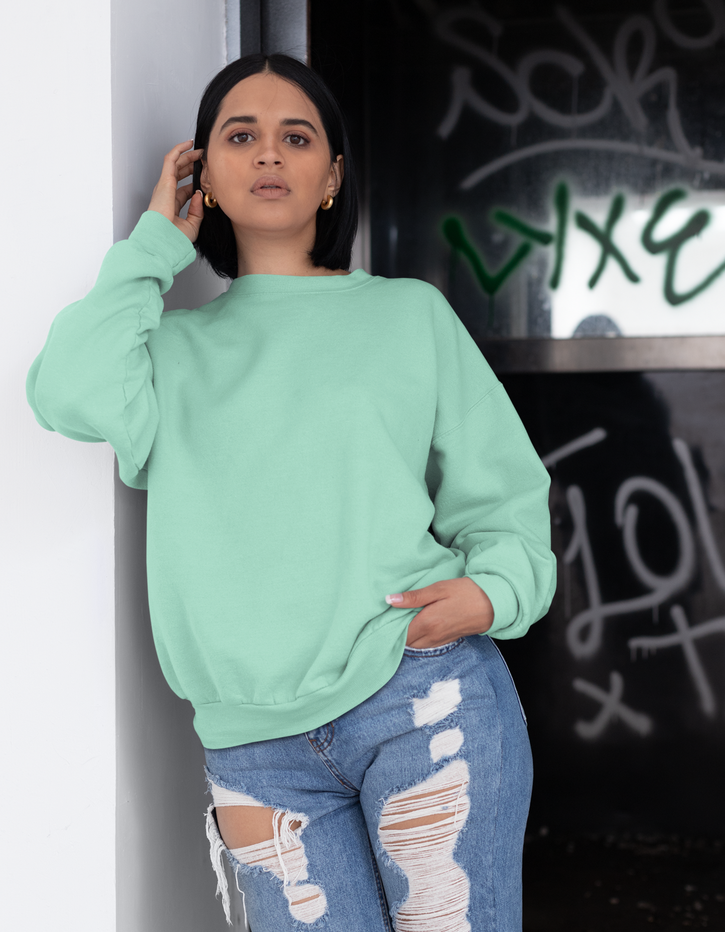 Mint Sweatshirts for Women