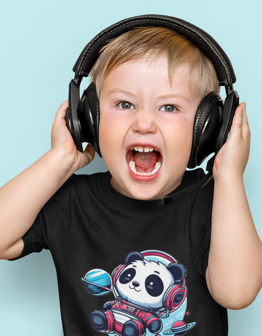 Musical Panda T-Shirts for Boys