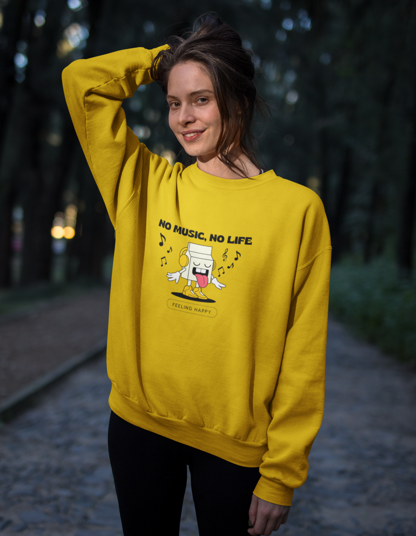 No Music No Life Sweatshirt for Women