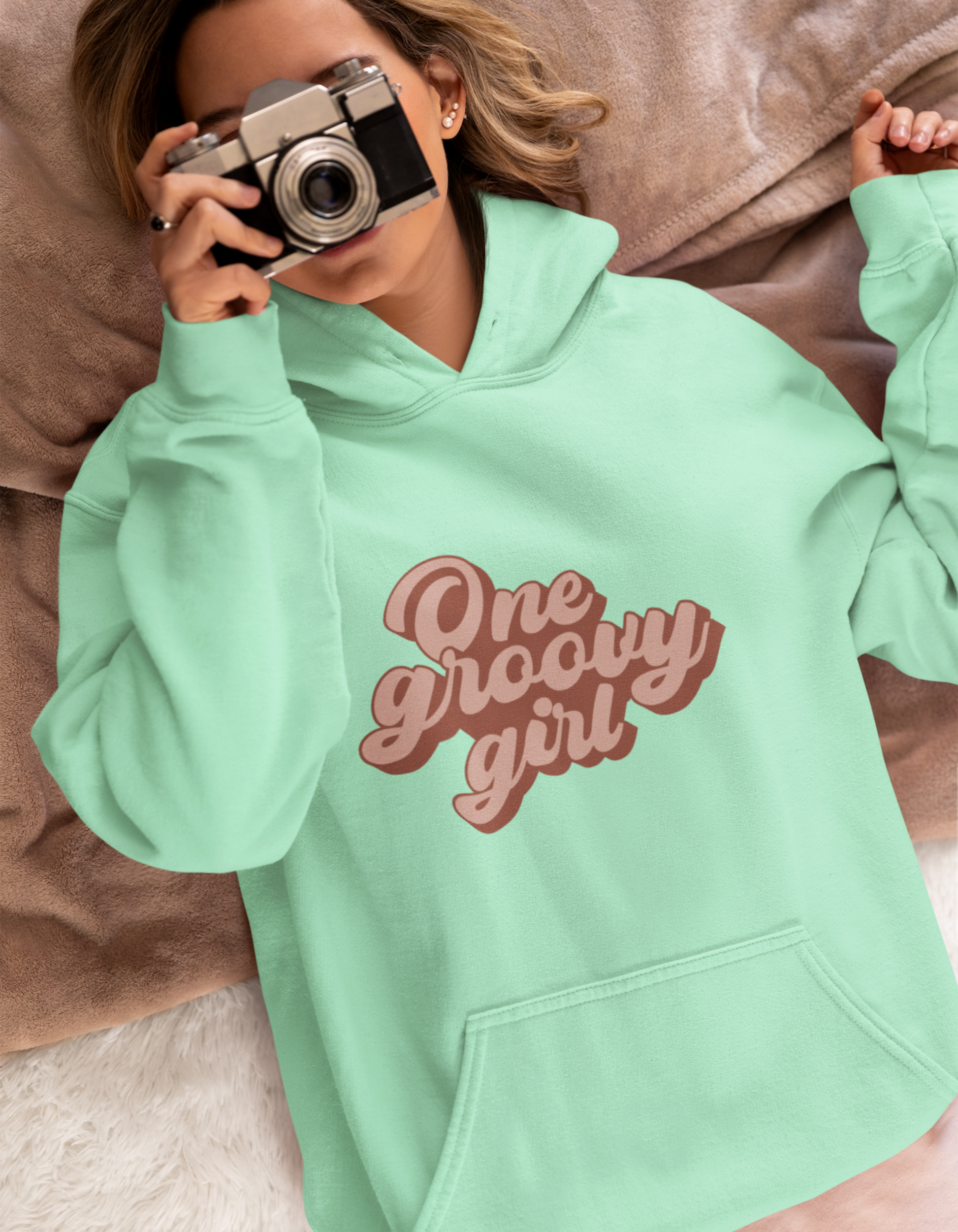 One Groovy Girl Hooded Sweatshirts for Women